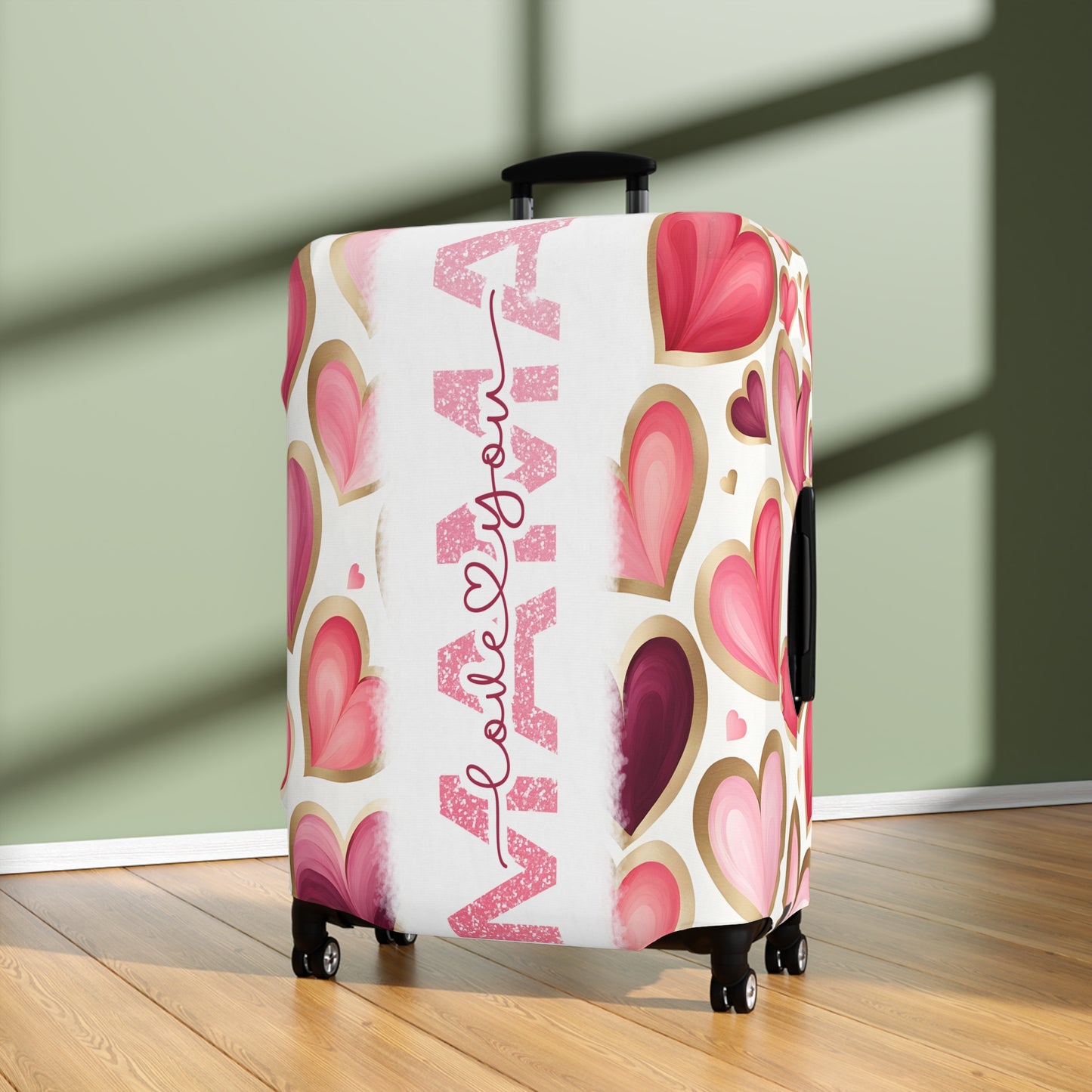 Luggage Cover, Hearts Mama, awd-1441