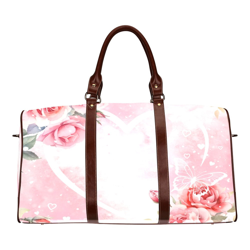 roses1 Waterproof Travel Bag/Small (Model 1639)