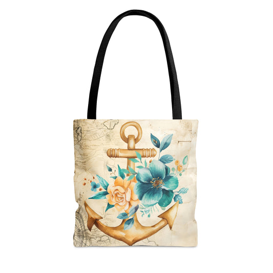 Tote Bag, Nautical bag, Beach Tote Bag