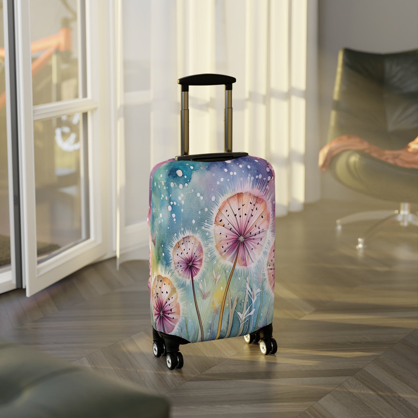 Luggage Cover, Floral, Dandelions, awd-244