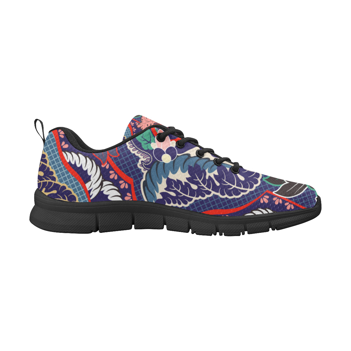 indian seamless pattern Women's Breathable Running Shoes (Model 055)