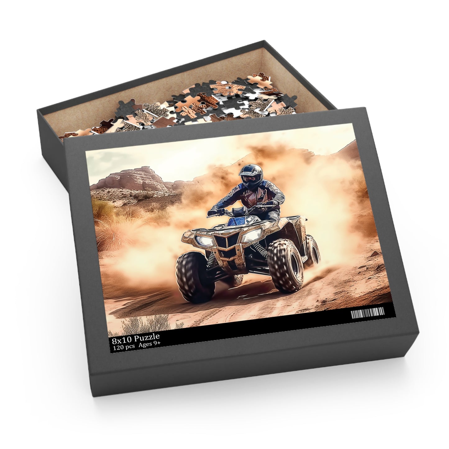 Personalised/Non-Personalised Puzzle, Quad Bike (120, 252, 500-Piece)