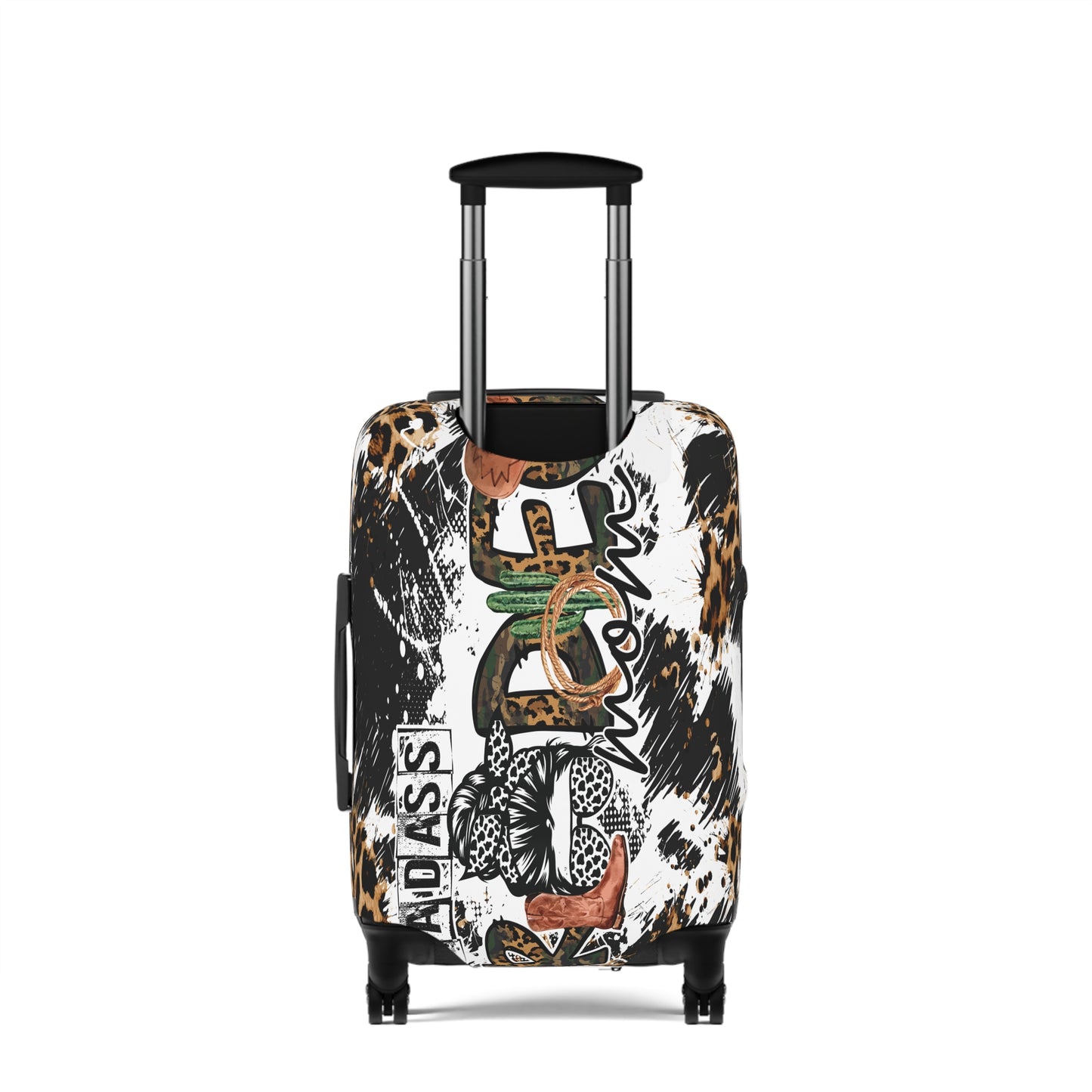 Luggage Cover, Badass Rodeo Mom, awd-3110