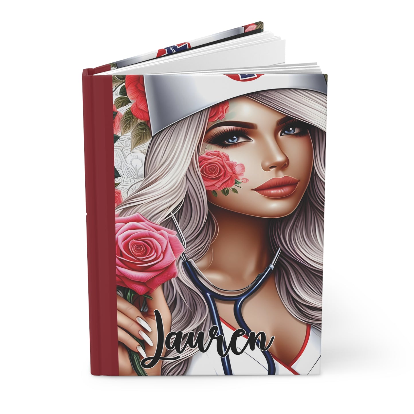 Personalised Hardcover Journal Matte, Nurse, awd-1435