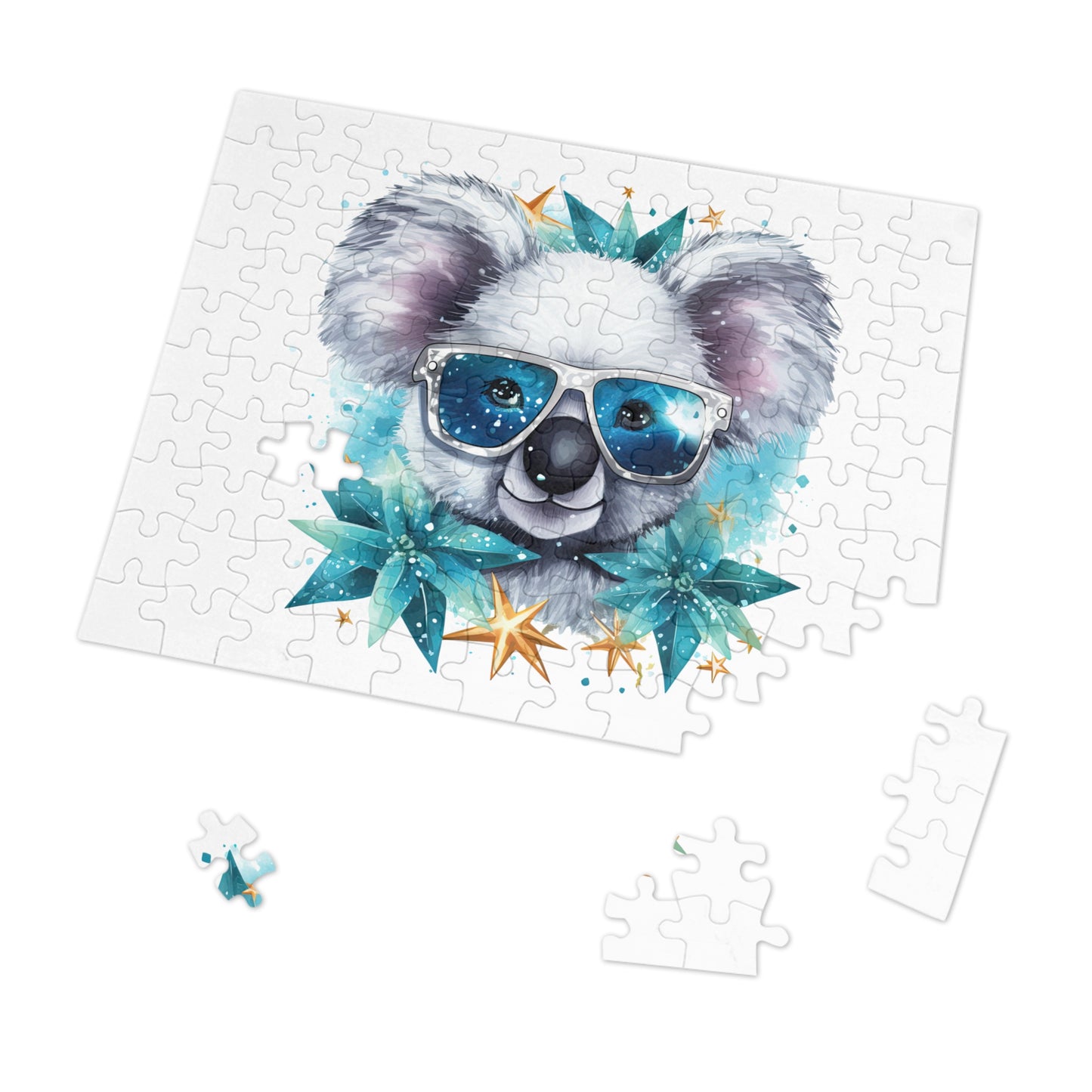 Jigsaw Puzzle in Tin, Australian Animals, Koala, Personalised/Non-Personalised, awd-510 (30, 110, 252, 500,1000-Piece)