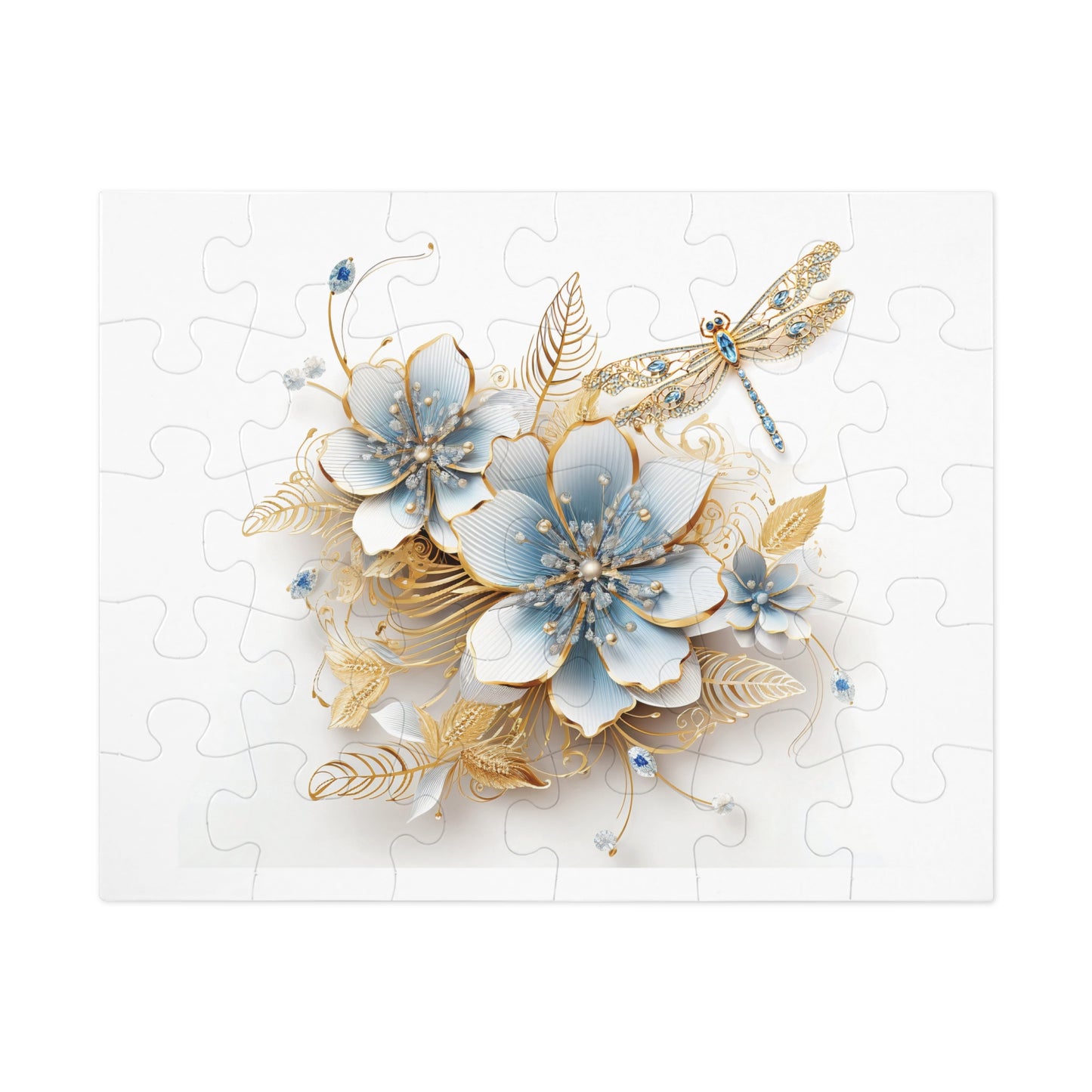 Jigsaw Puzzle, Floral, Personalised/Non-Personalised (30, 110, 252, 500,1000-Piece)