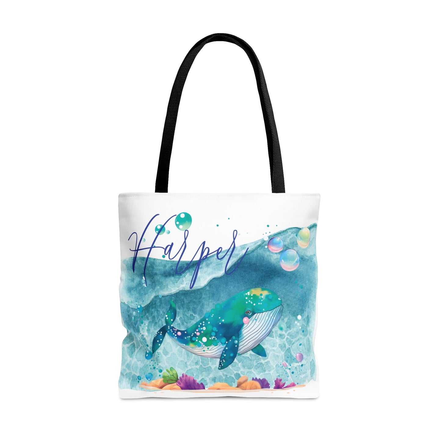 Personalised Tote Bag, Whale bag, Beach Tote Bag, Personalised/Non-Personalised