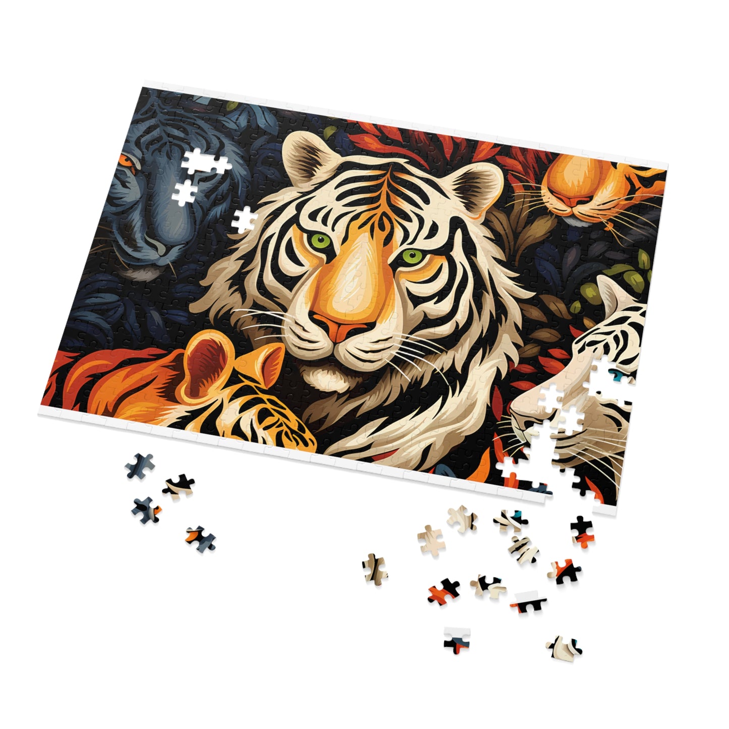 Jigsaw Puzzle, Lion, Personalised/Non-Personalised (30, 110, 252, 500,1000-Piece)