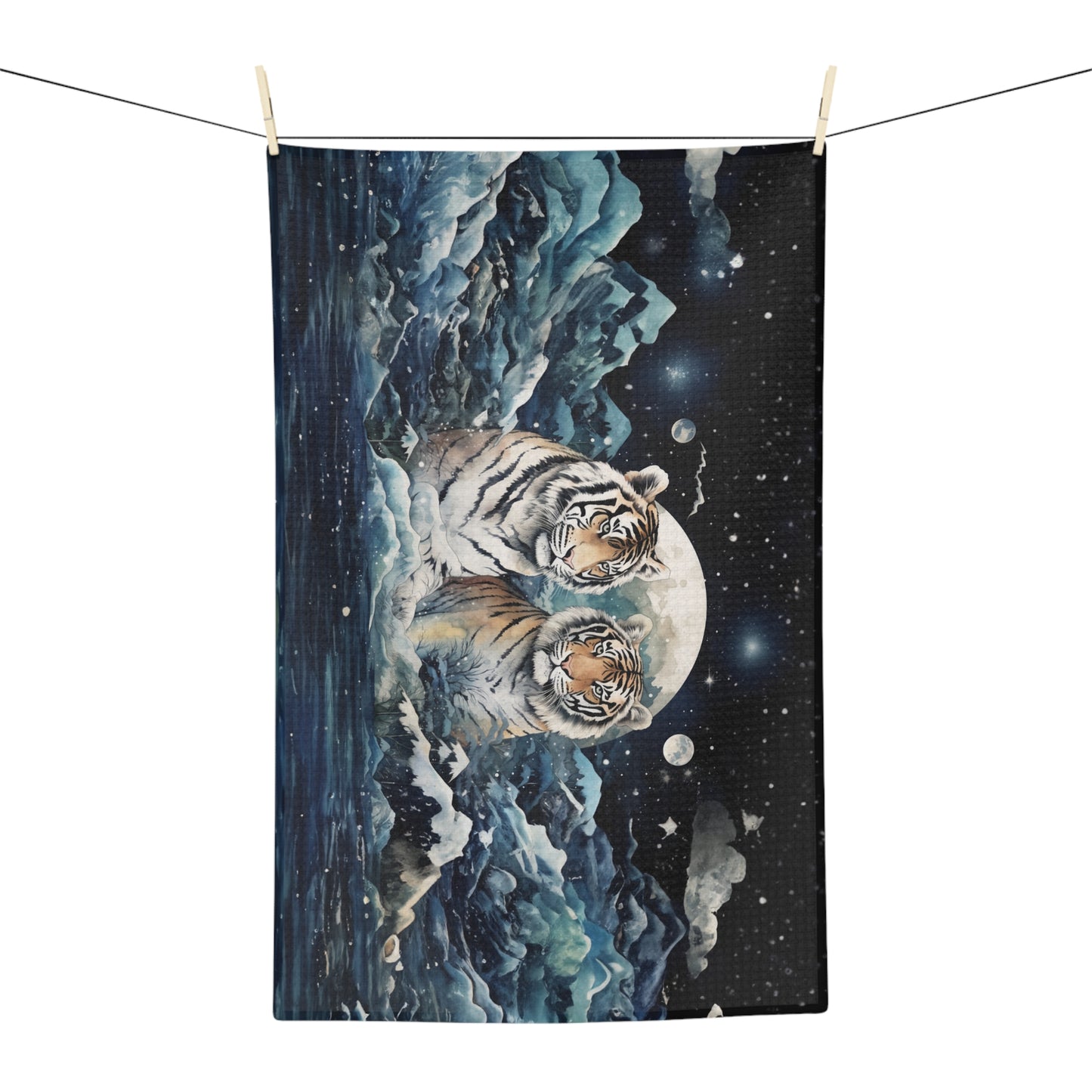 Microfiber Tea Towel Tigers