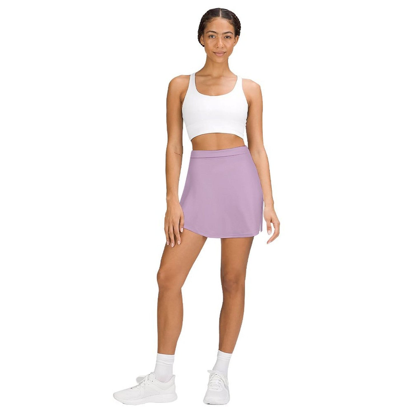 A-Line Skirt with Pocket Light proof trouser skirt Lilac