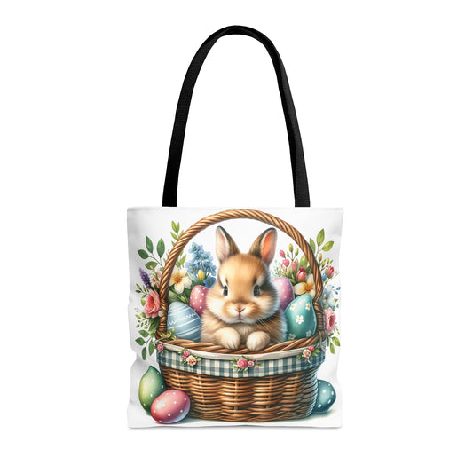 Tote Bag, Easter, Rabbit, Personalised/Non-Personalised Tote bag