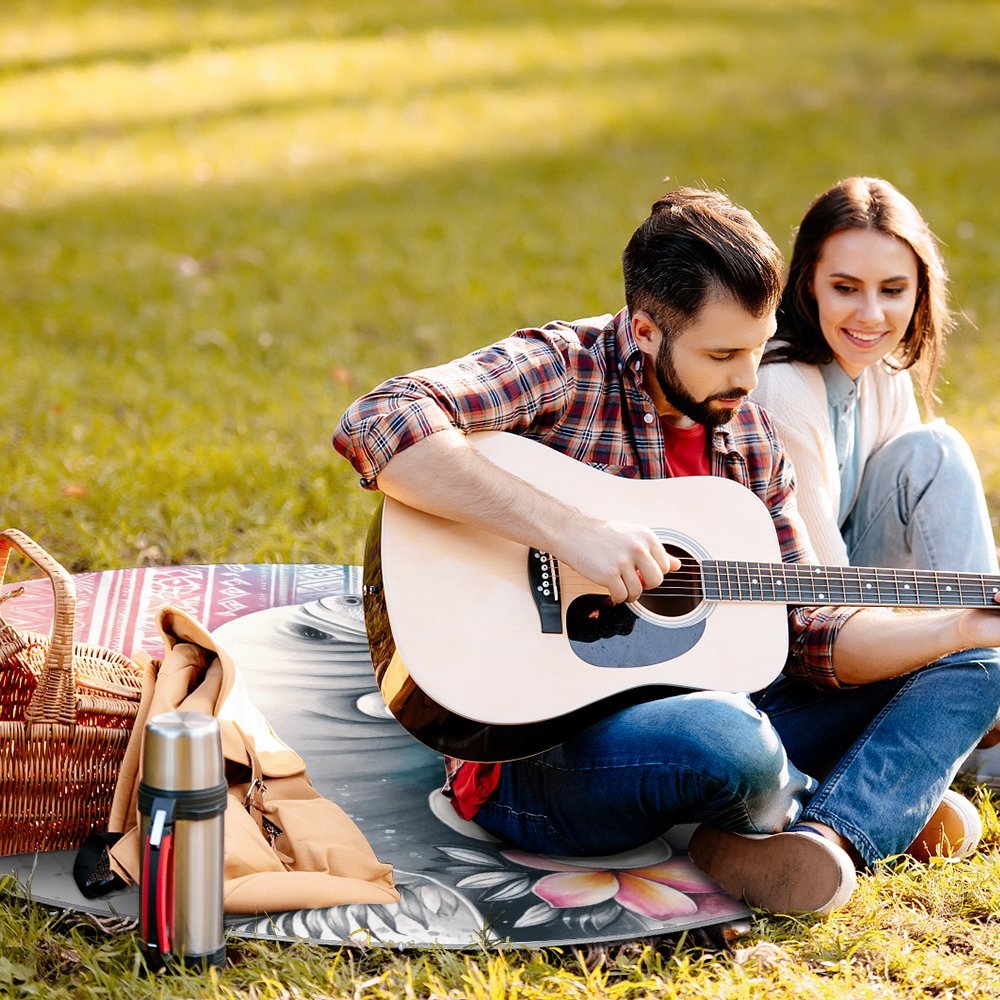 Round Picnic Mat Round outdoor picnic mat