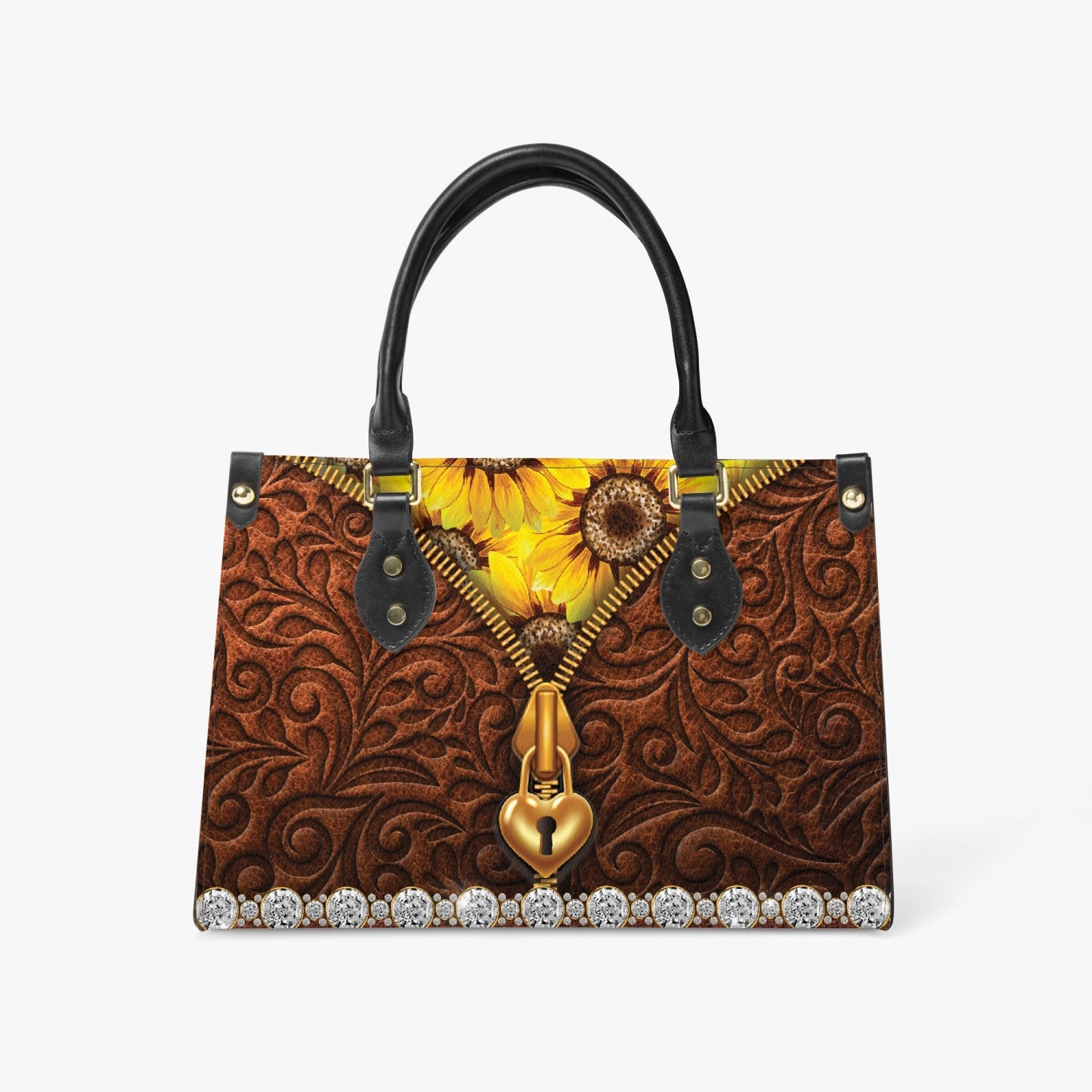 Women's Tote Bag - Long Strap - Sunflowers