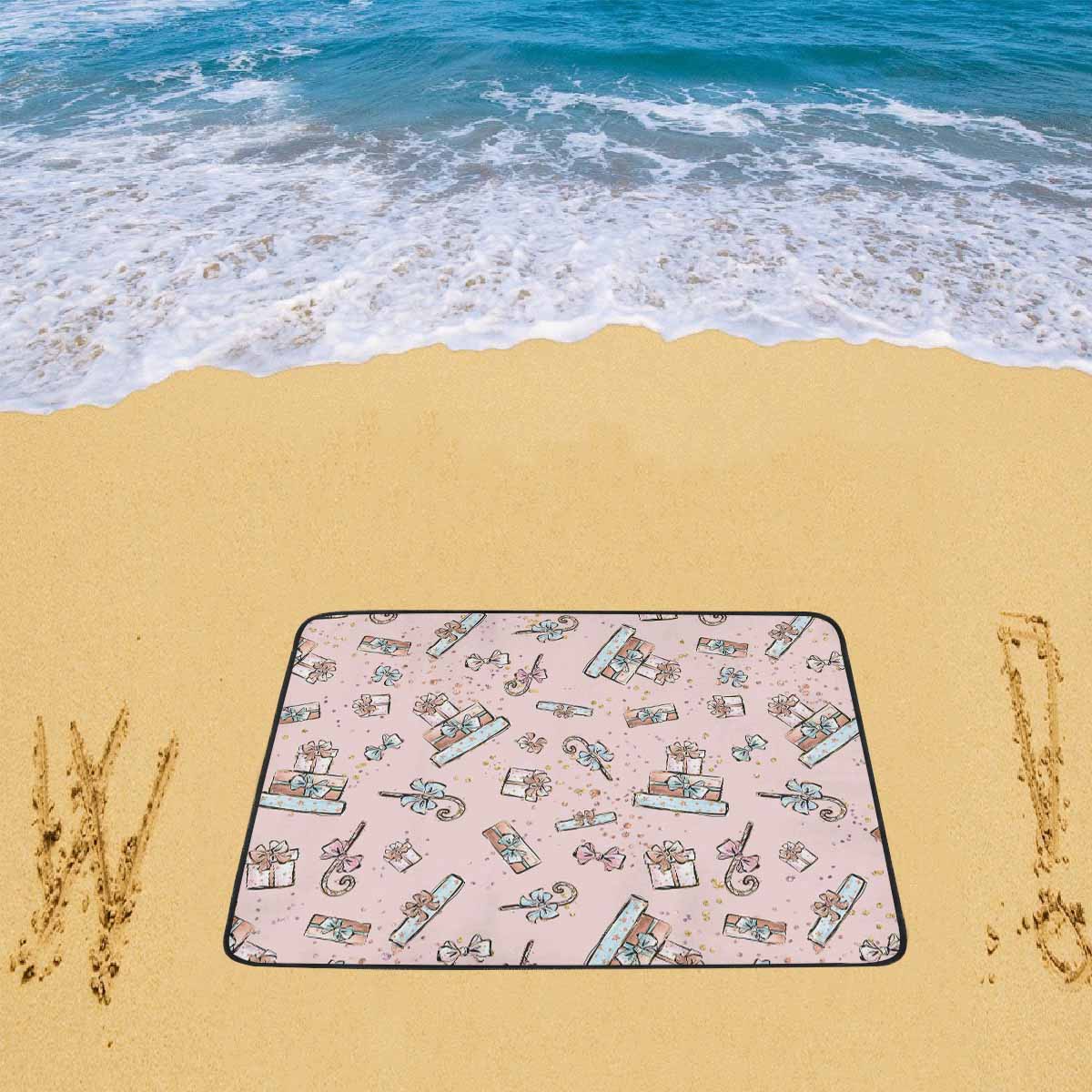 Pink Christmas  Beach Mats 78"x 60"