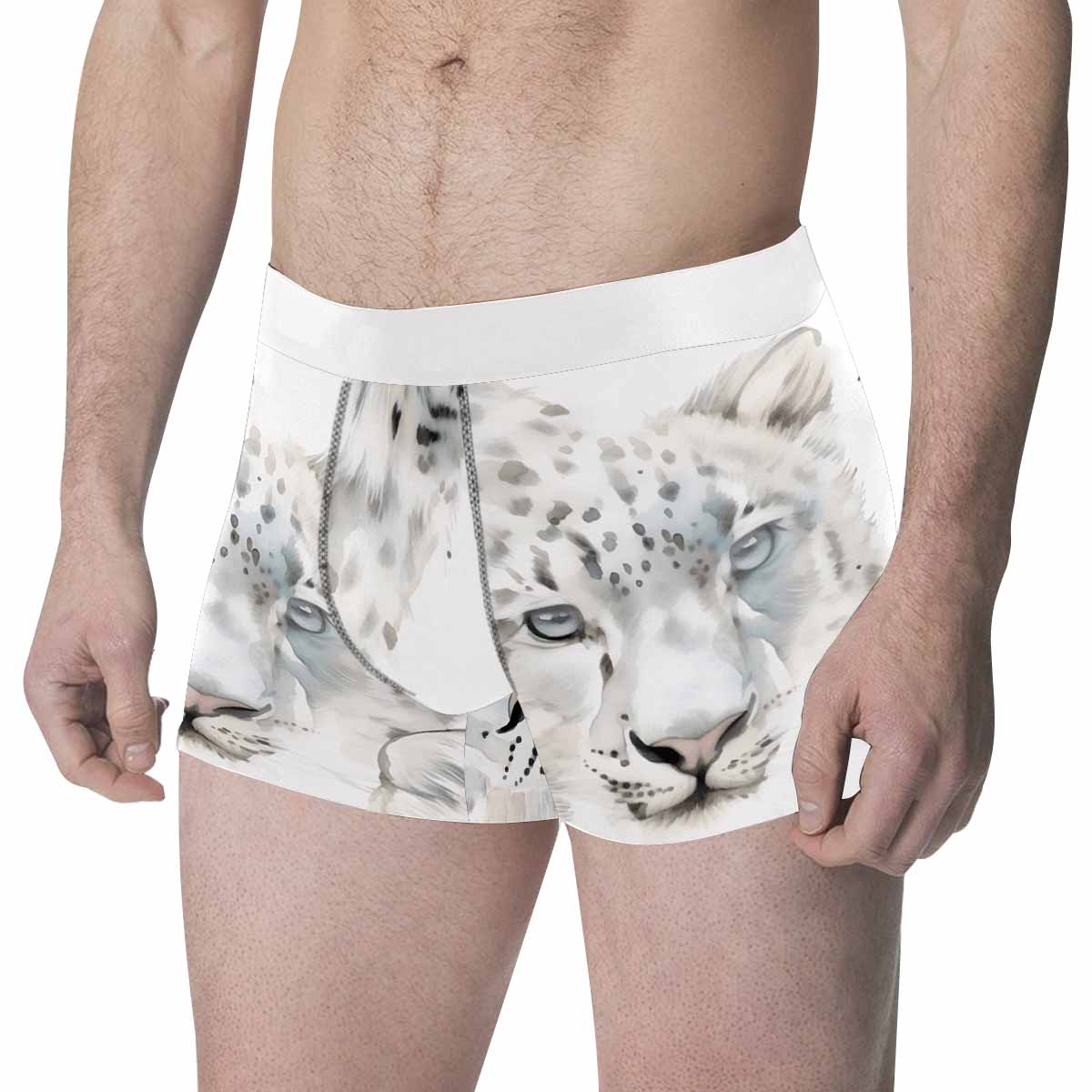 Leopard  Men's All Over Print Boxer Briefs (Made In AUS)