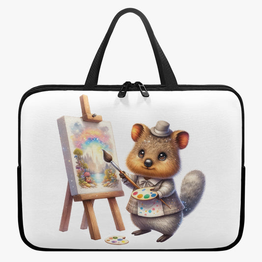 Laptop Sleeve with Handles - Australian Animals - Quokka