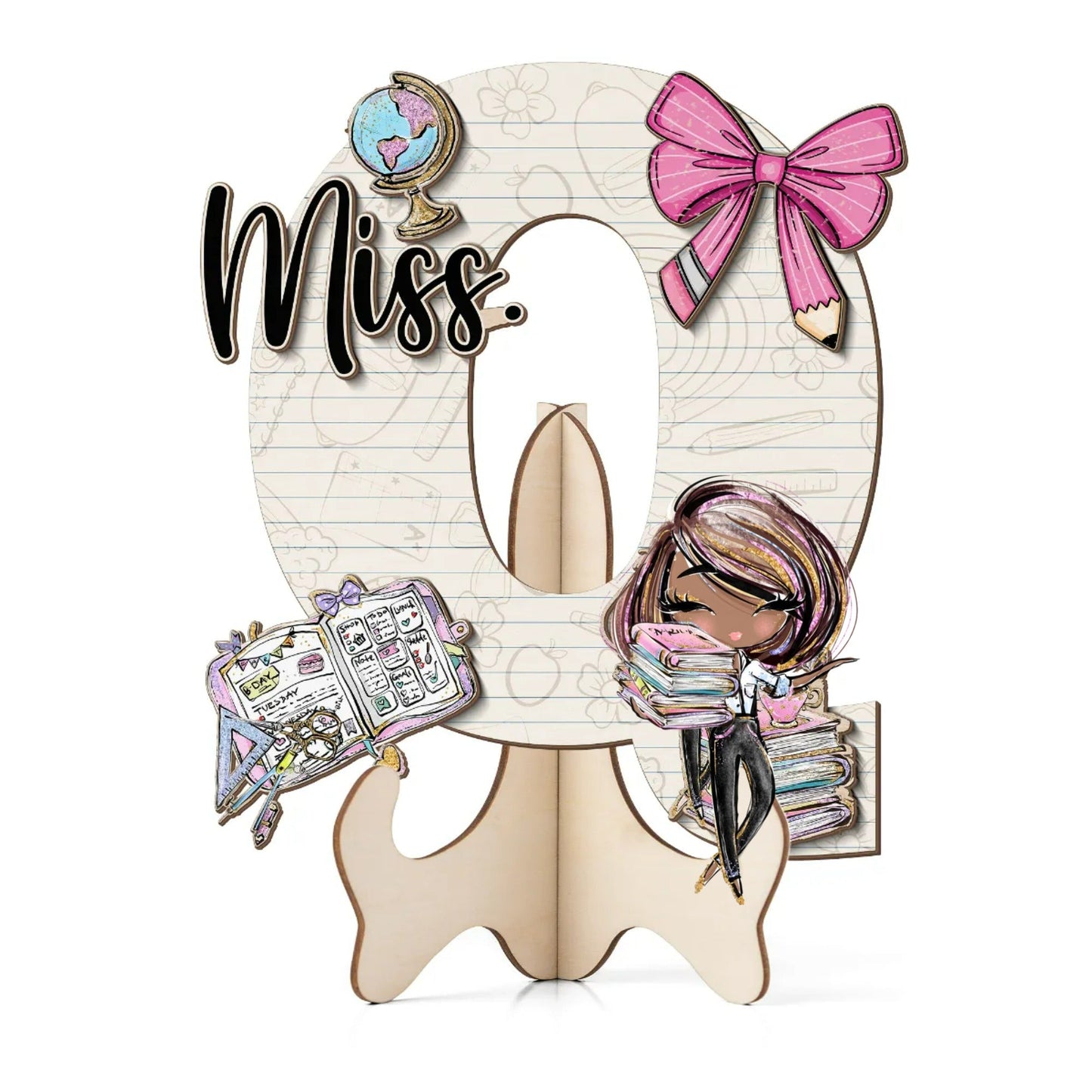 Teacher Letter Sign Letter Miss Q