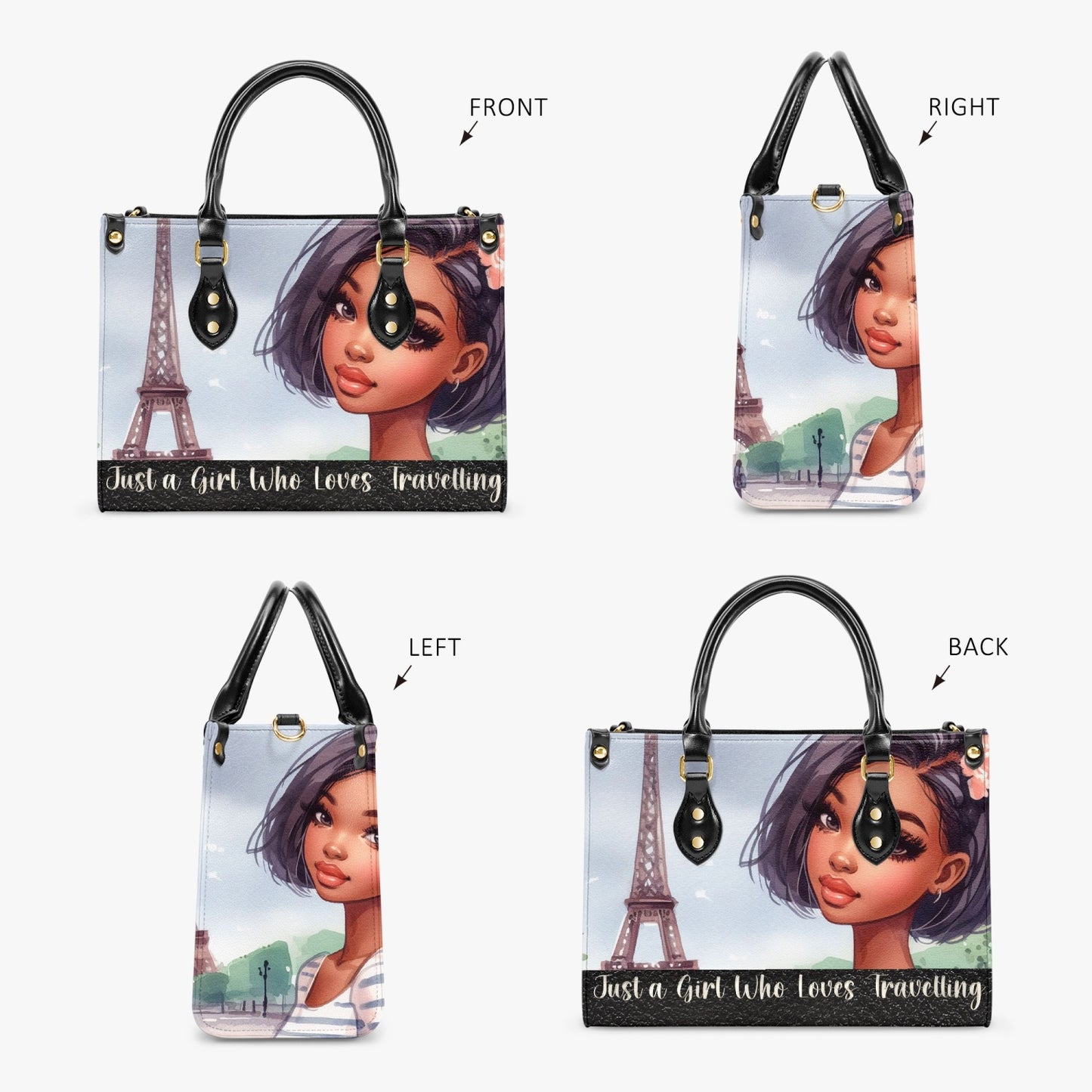 Women's Tote Bag - Just a Girl Who Loves Travelling