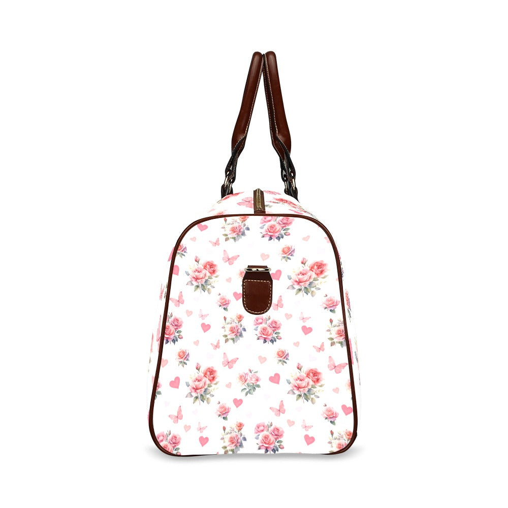 roses8 Waterproof Travel Bag/Small (Model 1639)