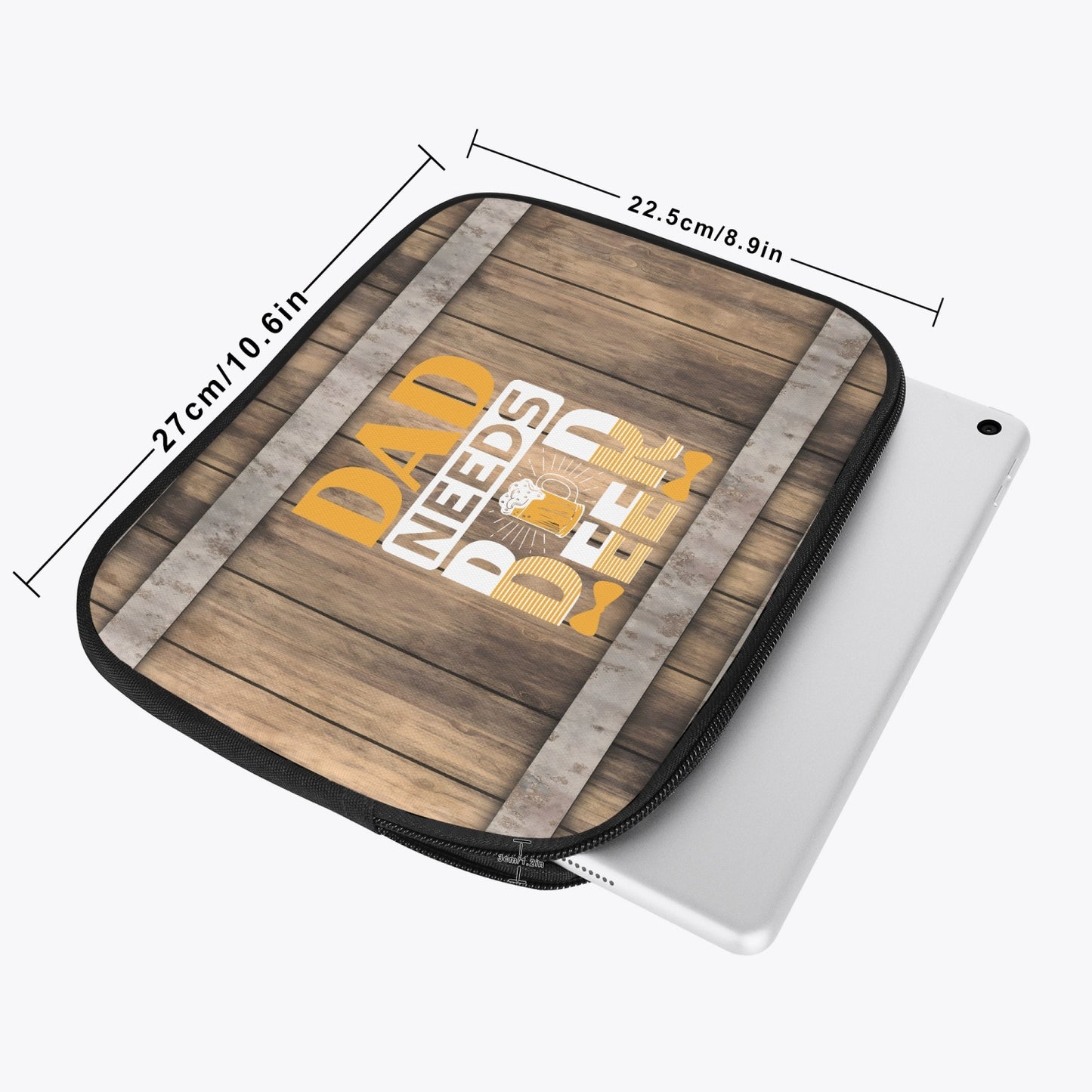 Tablet Sleeve - Dad needs a beer, awd-569