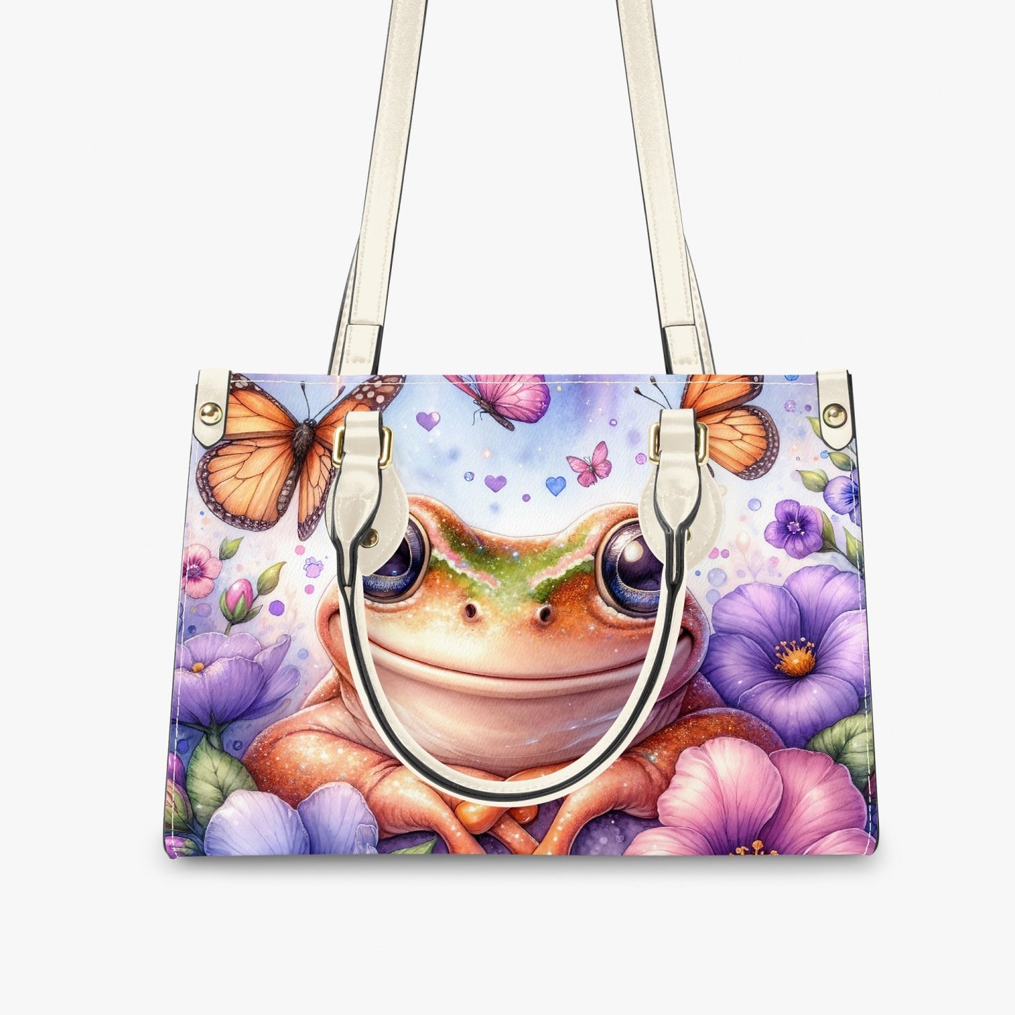 Women's Tote Bag - Long Strap - Frog