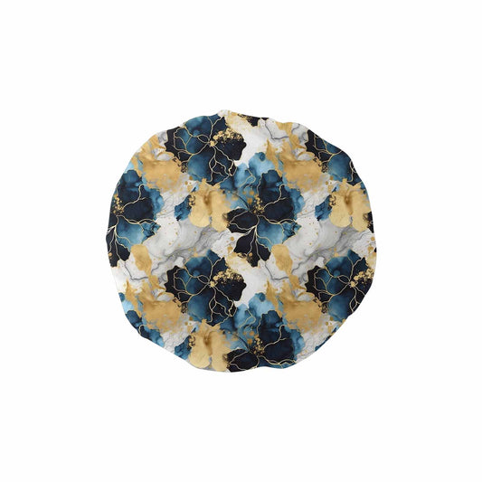 Blue Ink Floral  Shower Cap