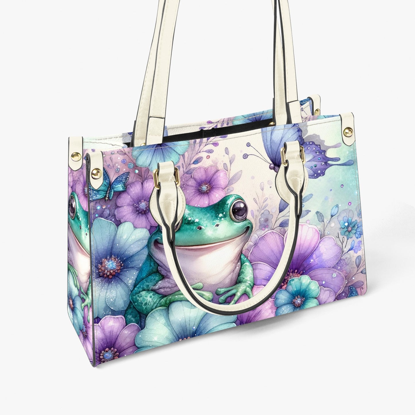 Women's Tote Bag - Long Strap - Frog