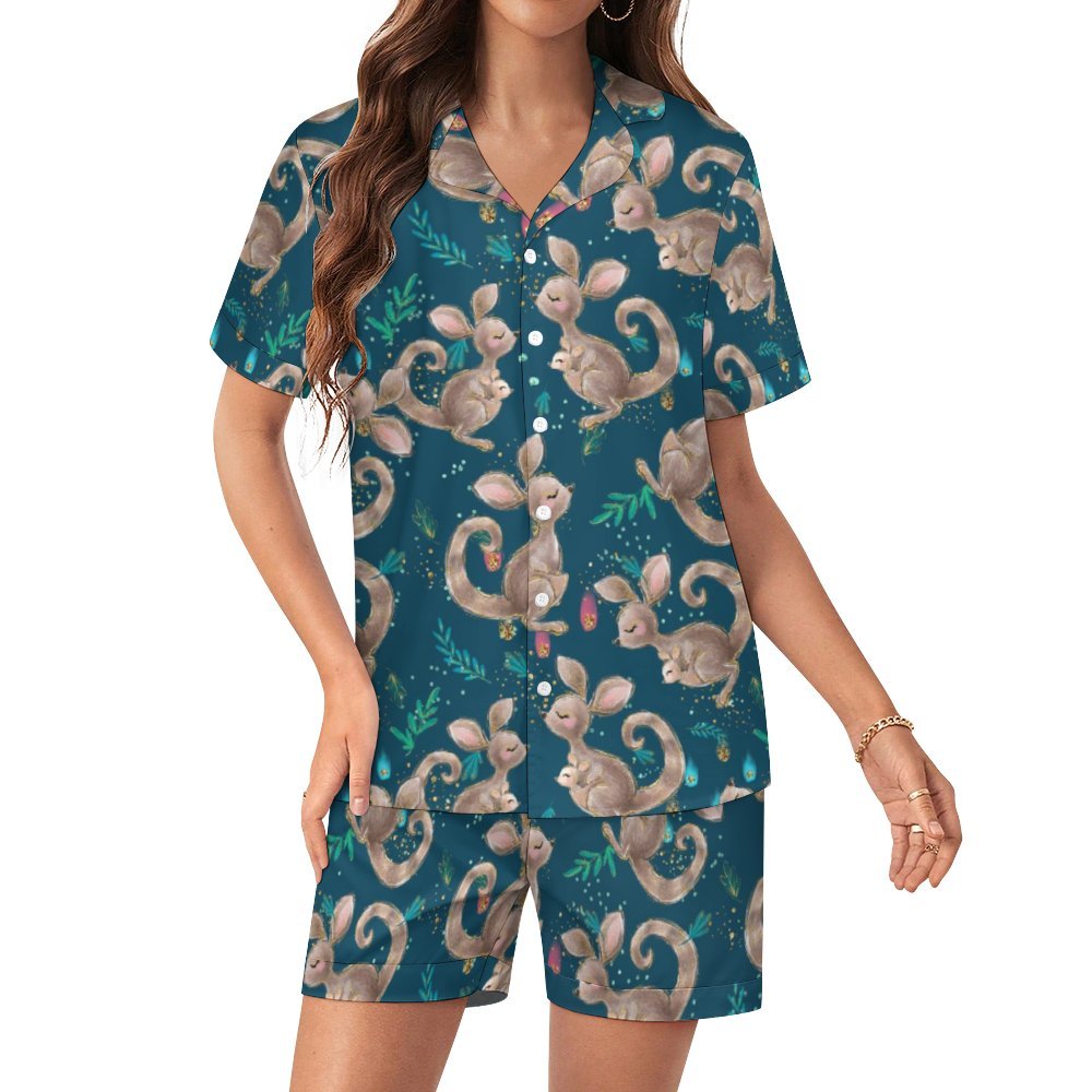 Women's Silk Satin Pajama Set Silk pajama set