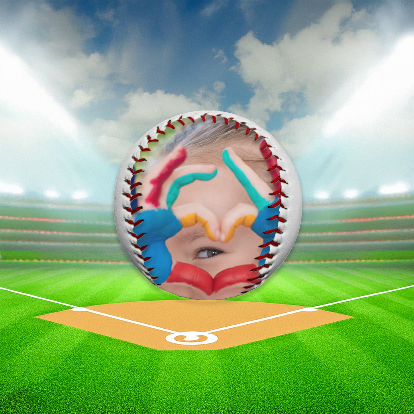 Personalised Baseball Dad, Best Dad in the Word