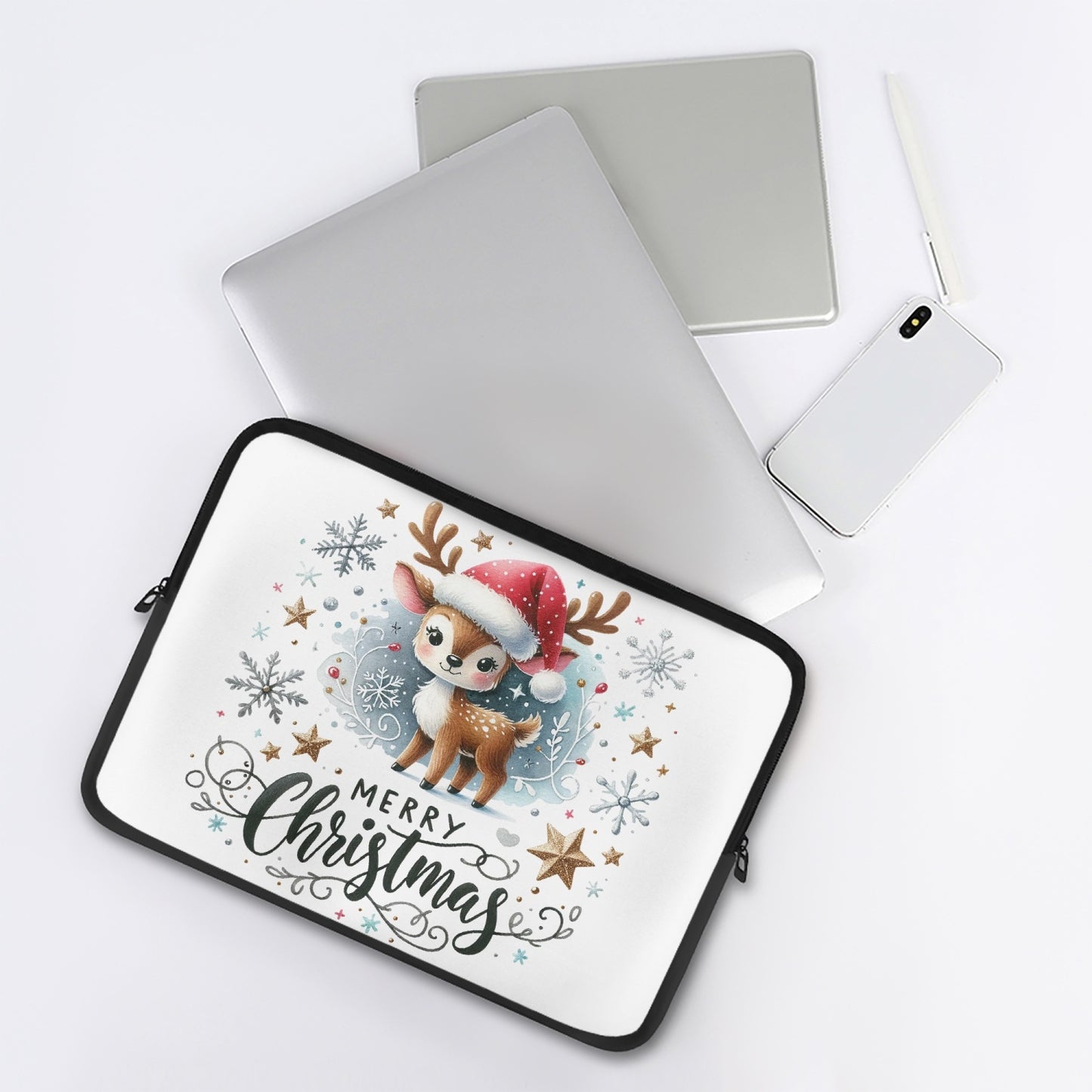 Laptop Sleeve - without handles - Christmas - Reindeer