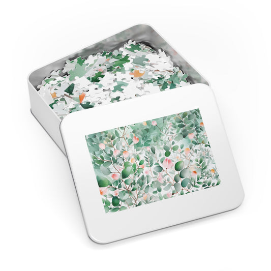 Jigsaw Puzzle, Eucalyptus Leaves, Personalised/Non-Personalised (30, 110, 252, 500,1000-Piece)