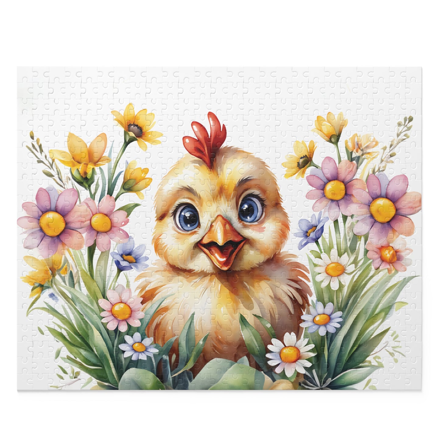 Personalised/Non-Personalised Puzzle, Chicken (120, 252, 500-Piece)