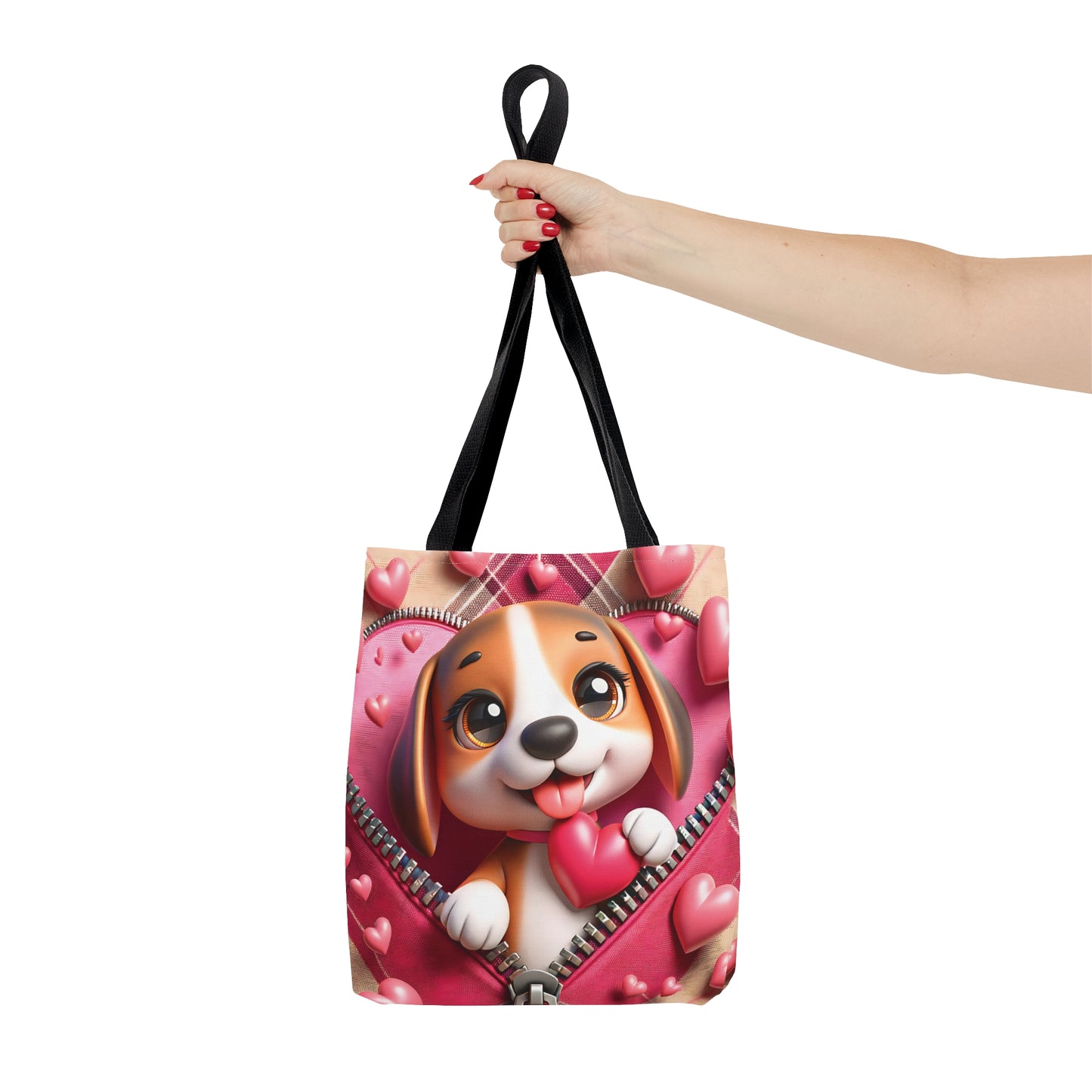 Tote Bag, Cute Dog, Personalised/Non-Personalised Tote bag