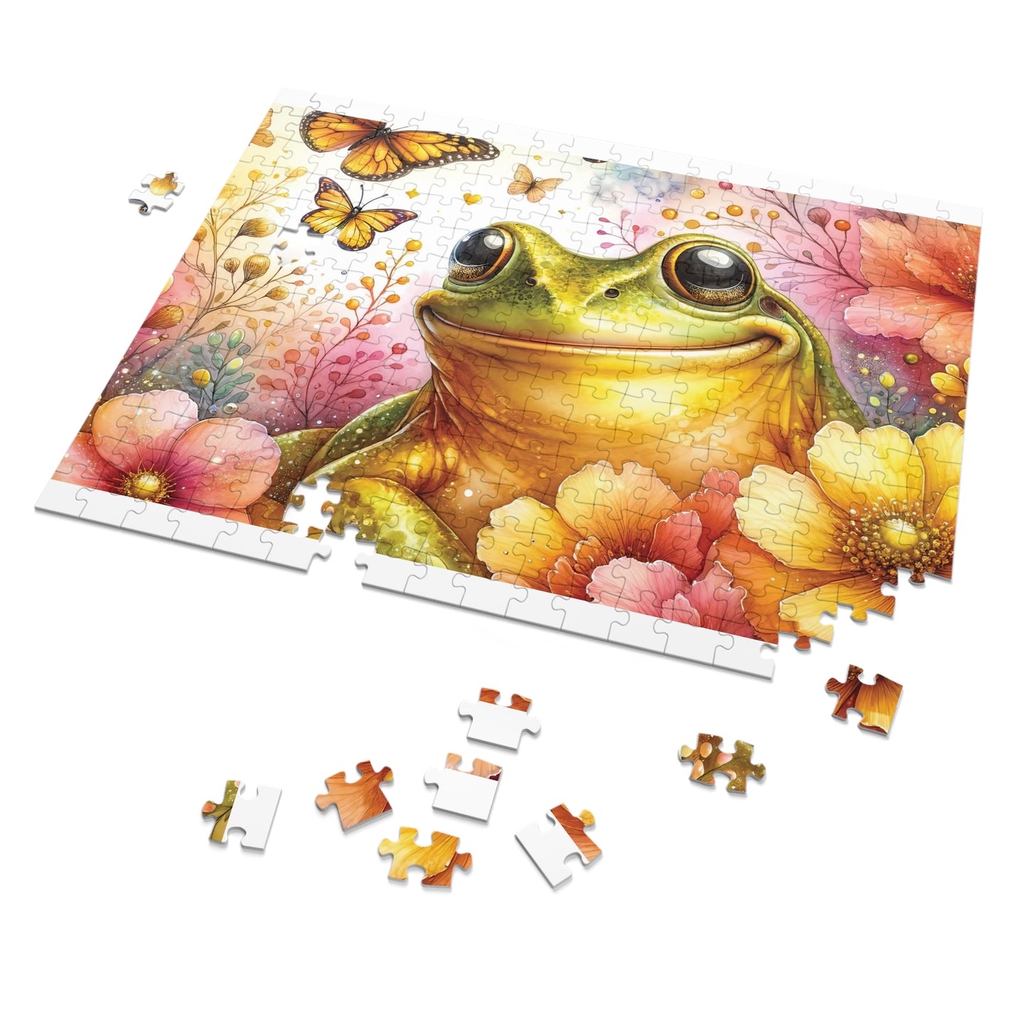 Jigsaw Puzzle, Frog, Personalised/Non-Personalised (30, 110, 252, 500,1000-Piece)