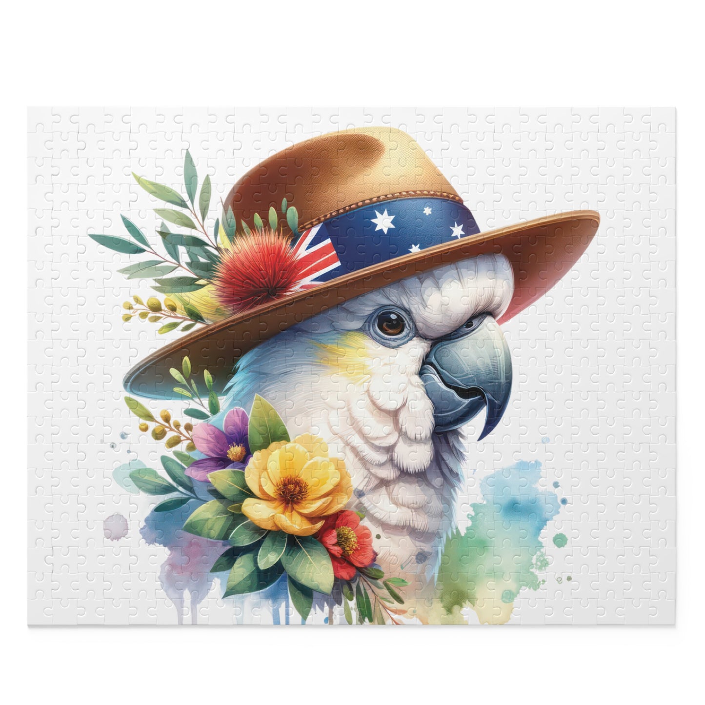 Personalised/Non-Personalised Puzzle, Cockatoo (120, 252, 500-Piece)