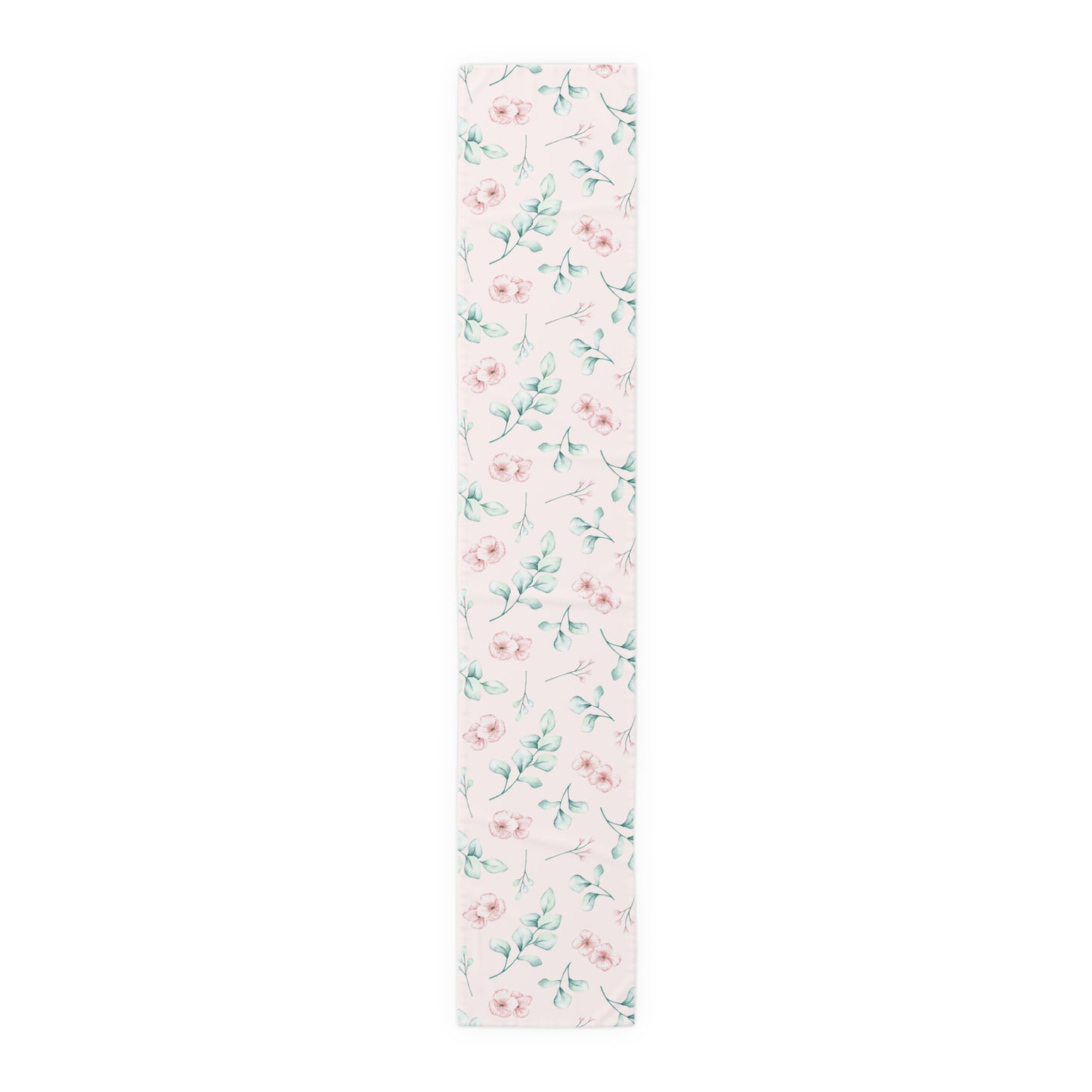 Floral Table Runner, Cotton Twill and Poly Available