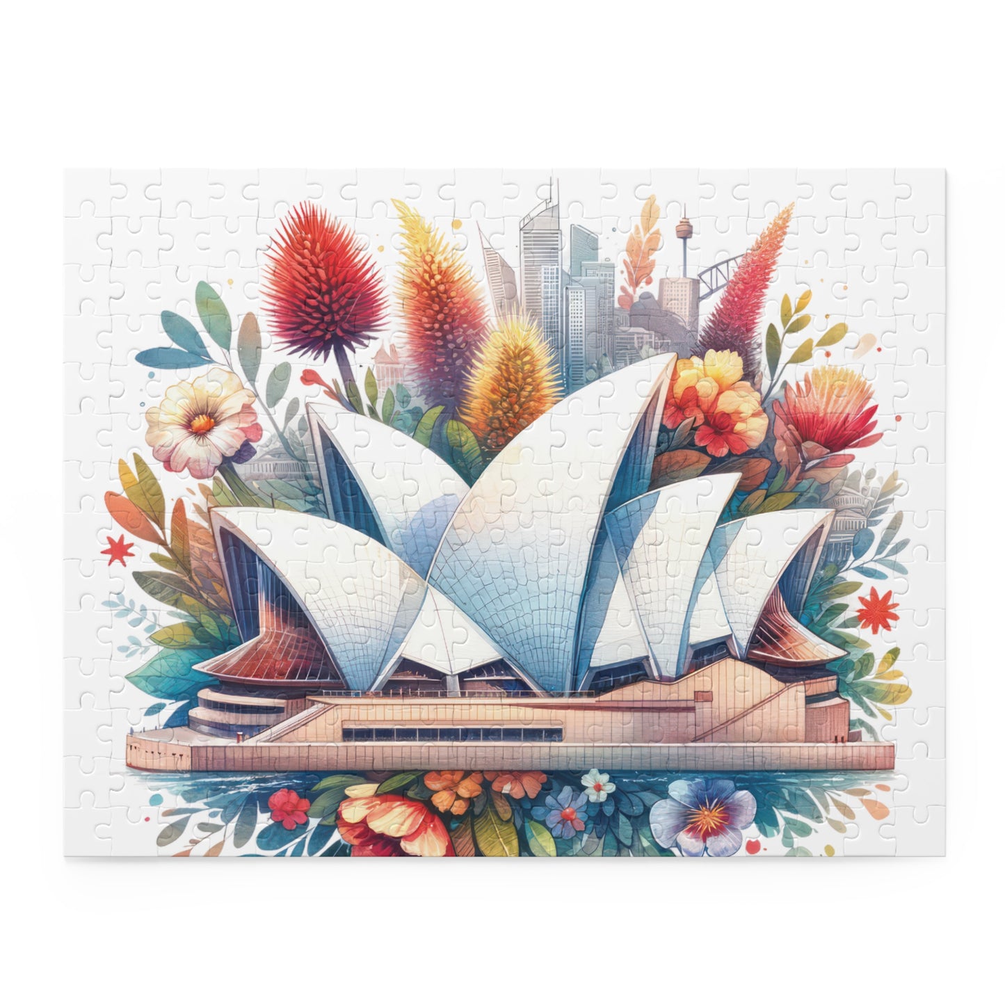 Personalised/Non-Personalised Puzzle, Sydney Opera House (120, 252, 500-Piece)