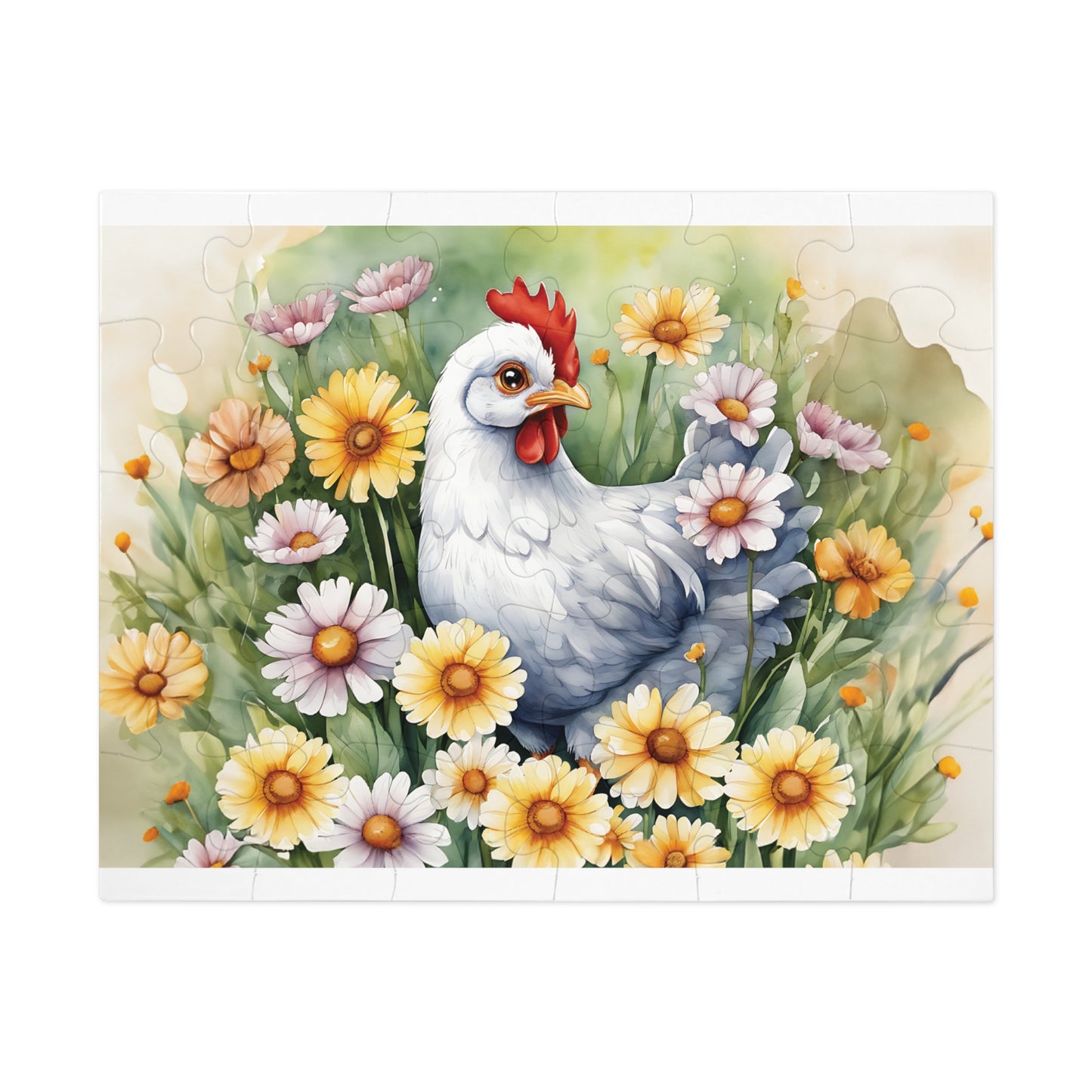 Jigsaw Puzzle, Western, Chicken, Personalised/Non-Personalised (30, 110, 252, 500,1000-Piece)