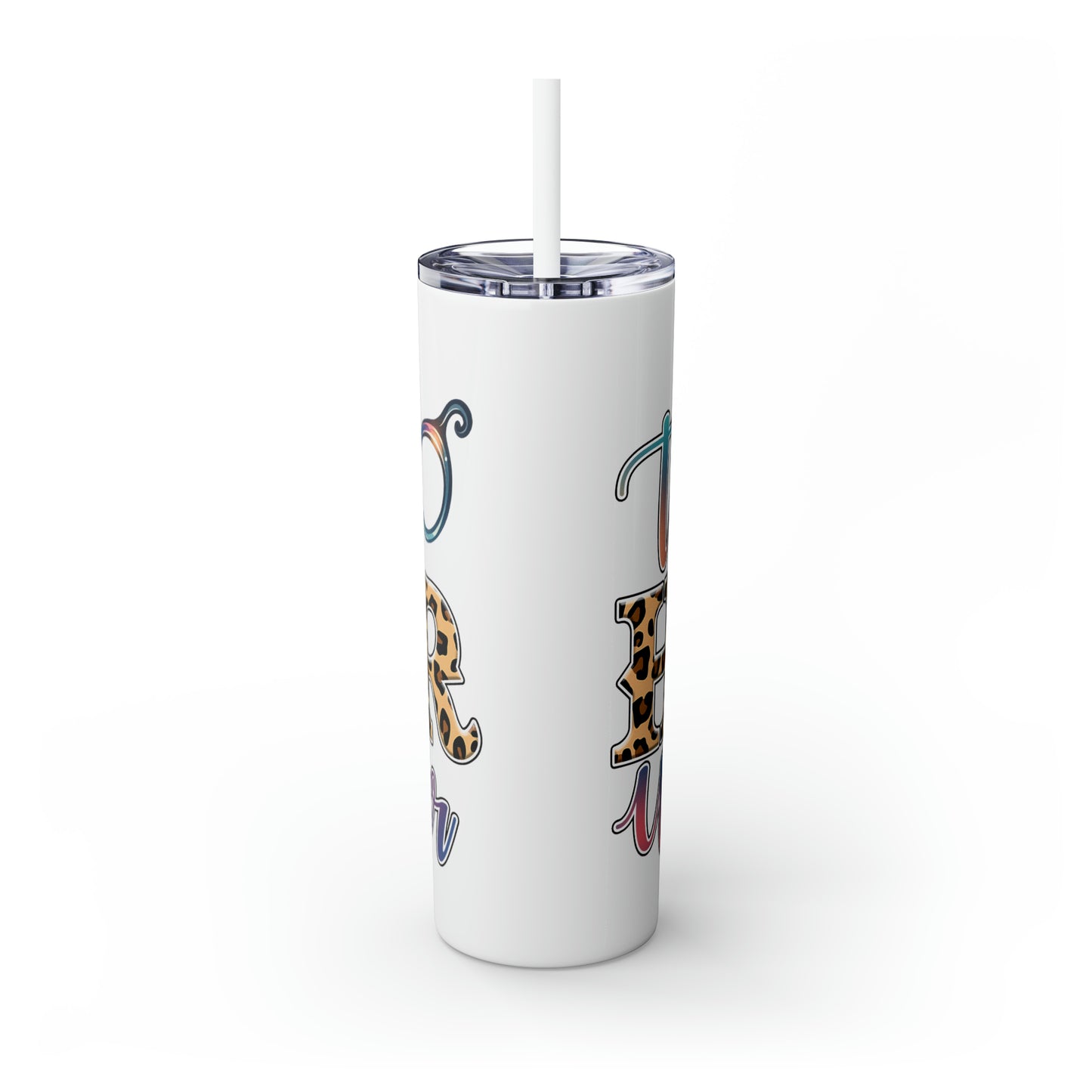 Skinny Tumbler with Straw, 20oz, Hairdresser, The Hair Whisperer, awd-1067