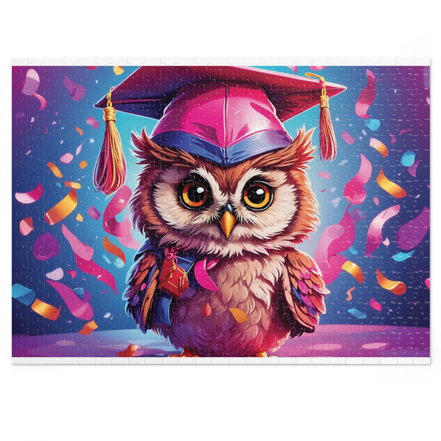 Jigsaw Puzzle, Owl, Personalised/Non-Personalised (30, 110, 252, 500,1000-Piece)