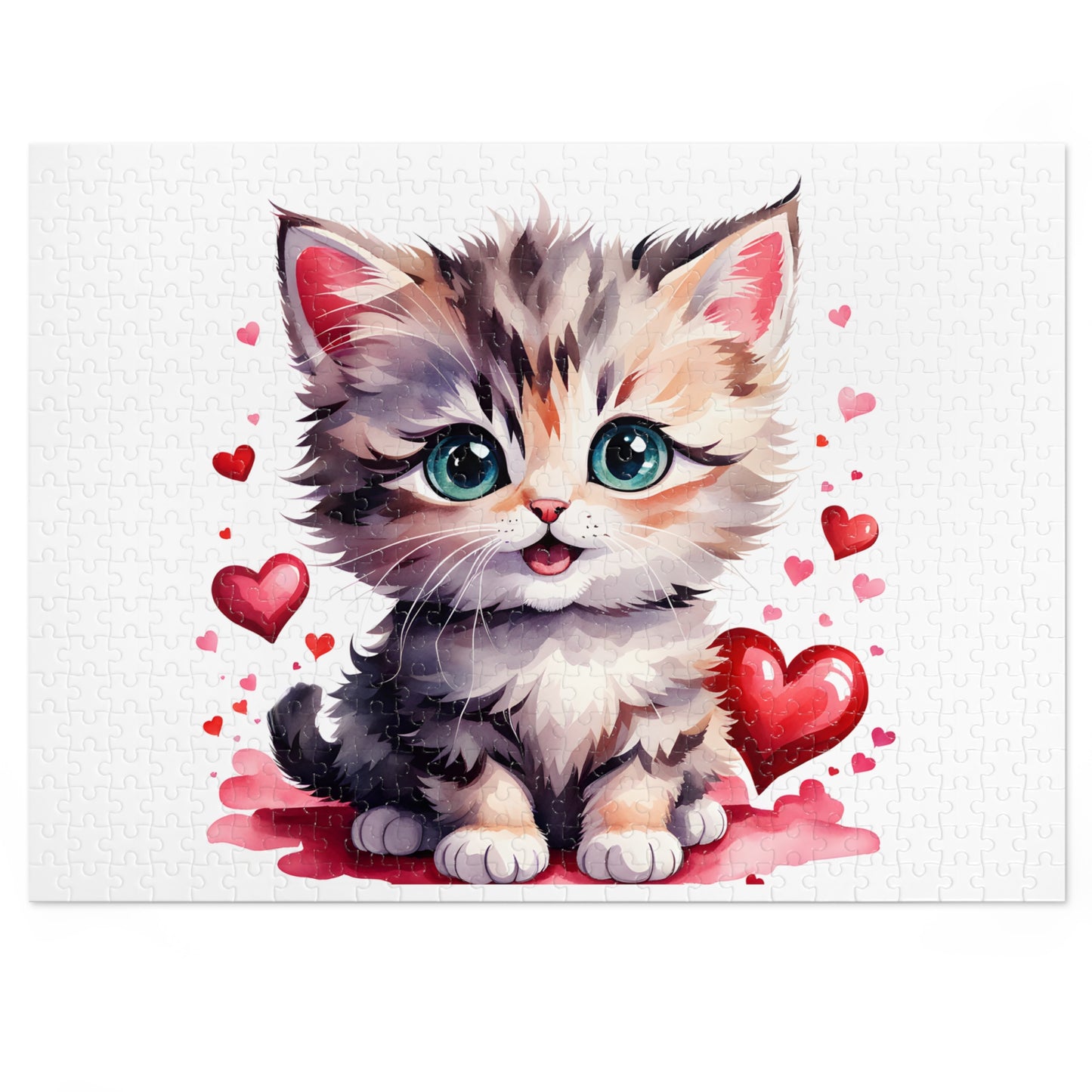 Jigsaw Puzzle, Cat, Personalised/Non-Personalised (30, 110, 252, 500,1000-Piece)