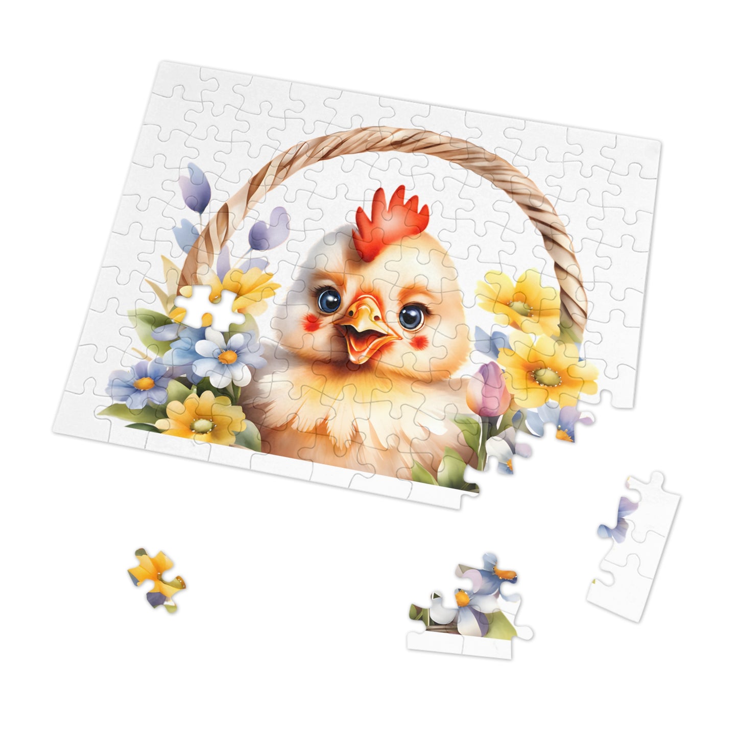 Jigsaw Puzzle, Chicken, Personalised/Non-Personalised (30, 110, 252, 500,1000-Piece)