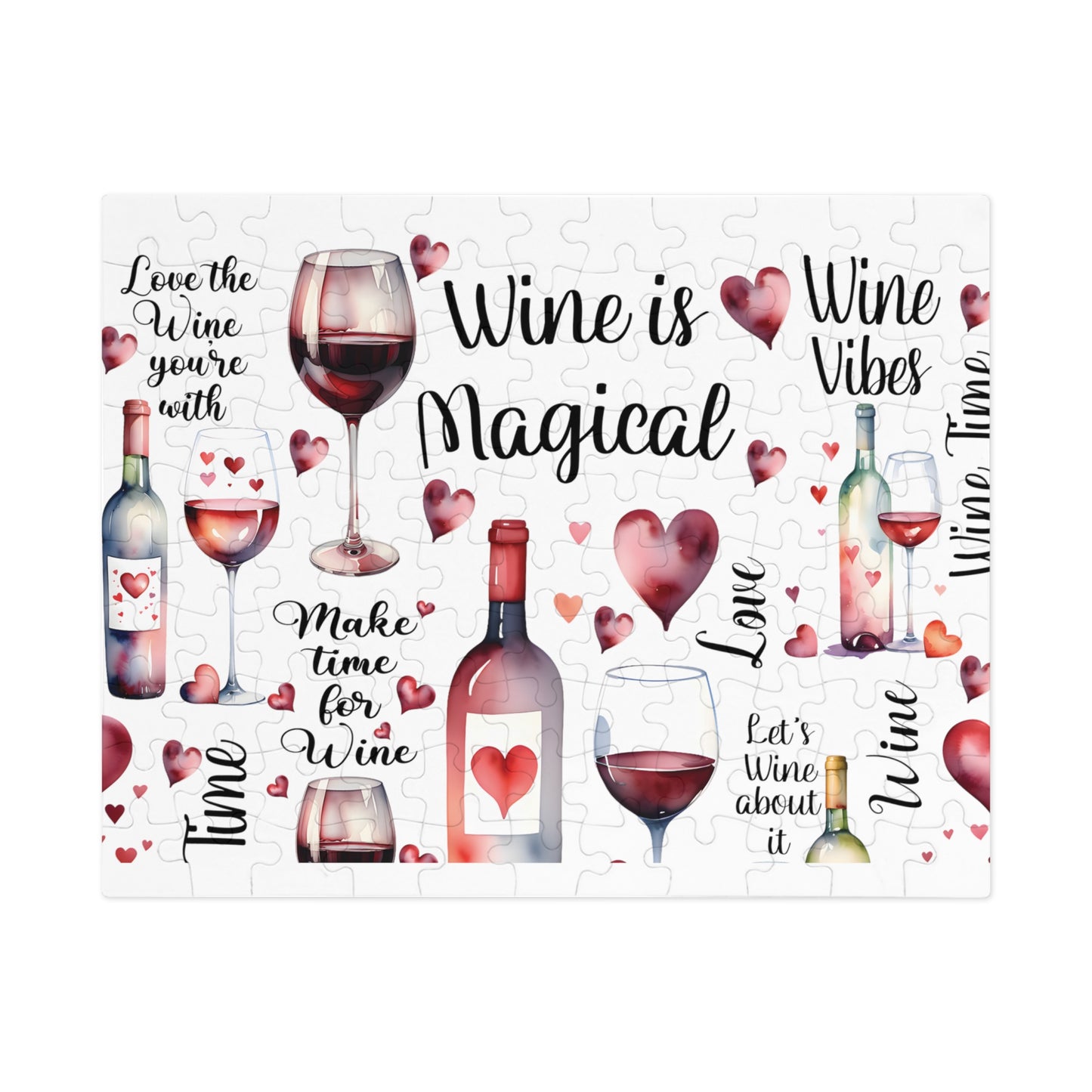 Jigsaw Puzzle, Wine is Magical, Personalised/Non-Personalised (30, 110, 252, 500,1000-Piece)