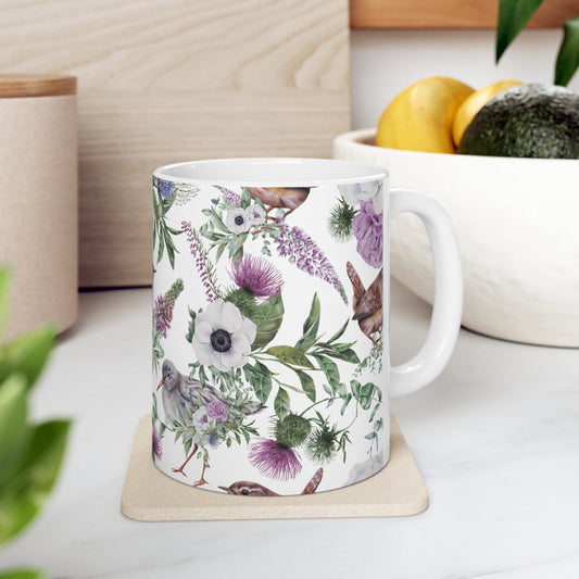 Scottish Floral, Ceramic Mug 11oz