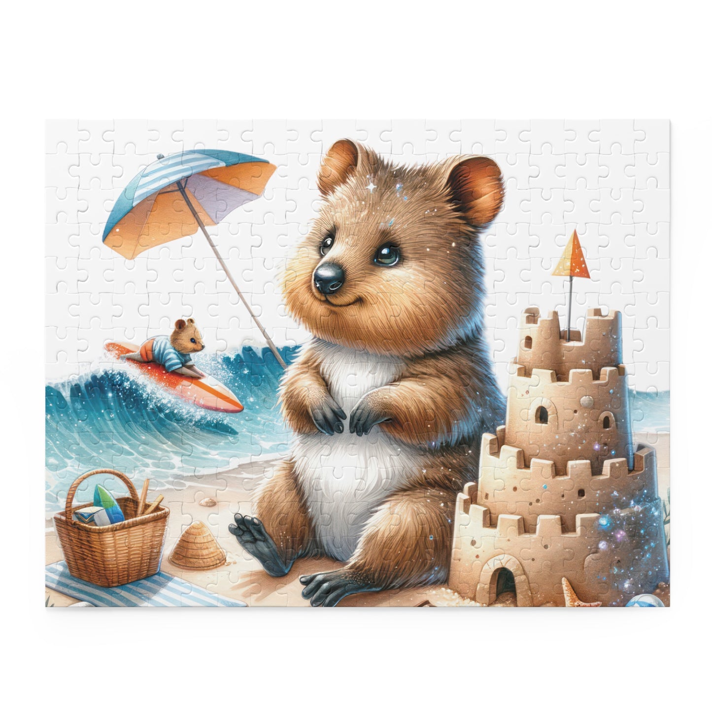 Personalised/Non-Personalised Puzzle, Quokka (120, 252, 500-Piece)