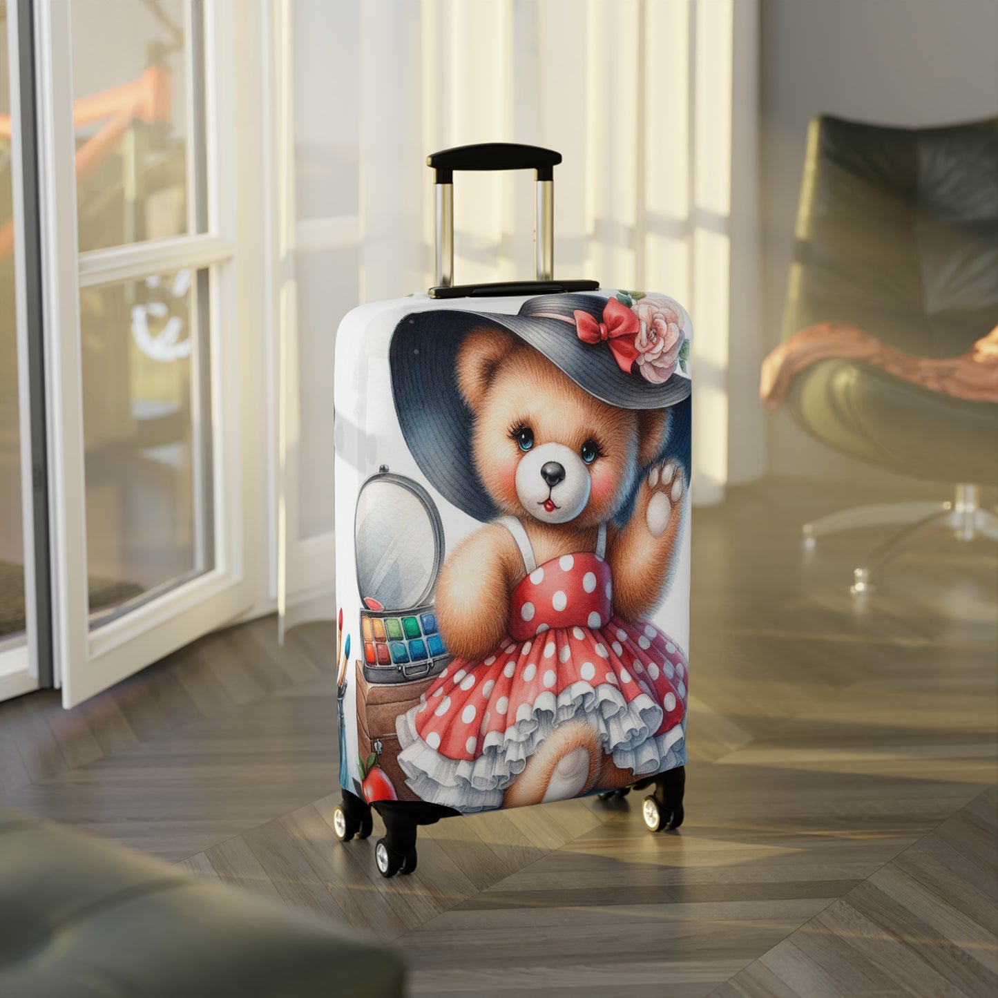 Luggage Cover, Teddy Bear Artist, awd-3028