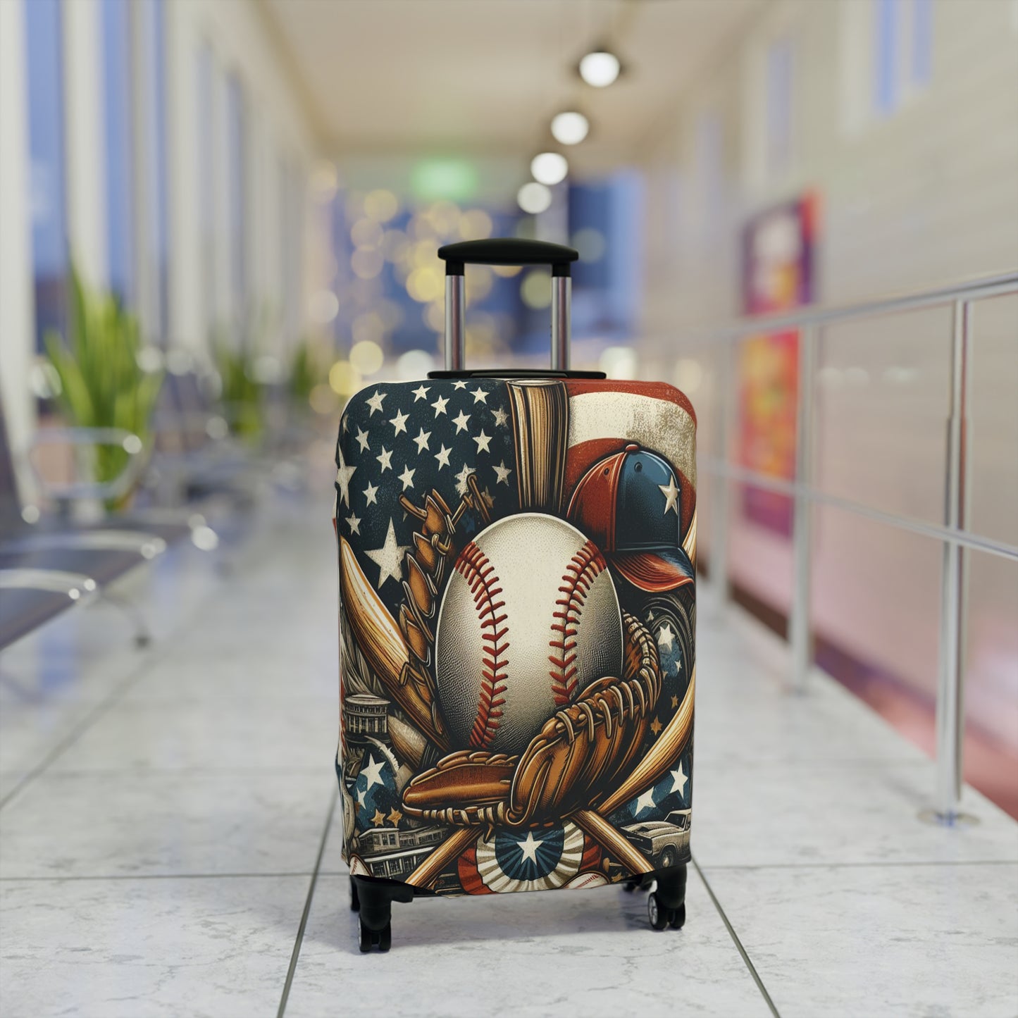 Luggage Cover, Baseball, awd-3075