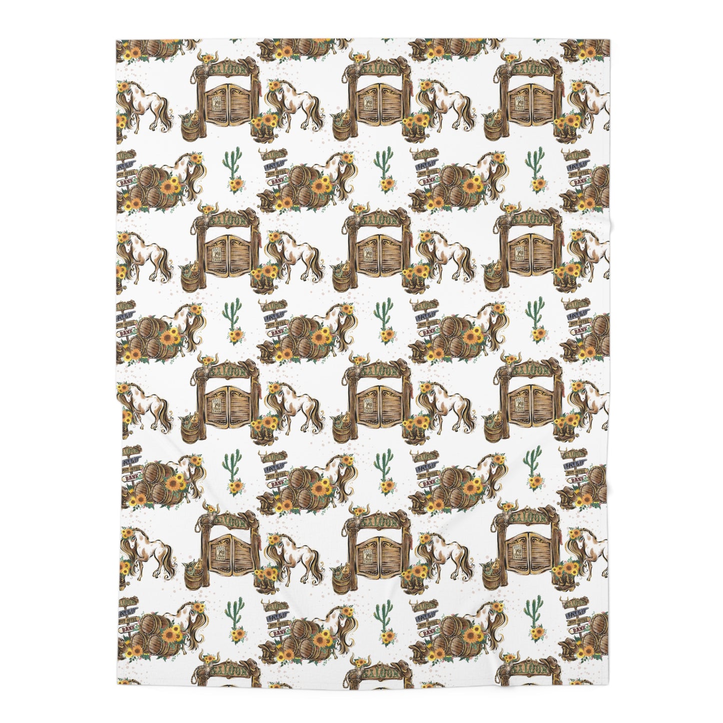 Baby Swaddle Blanket, Cowboy Howdy Partners, Baby Swaddle, Baby Shower gift