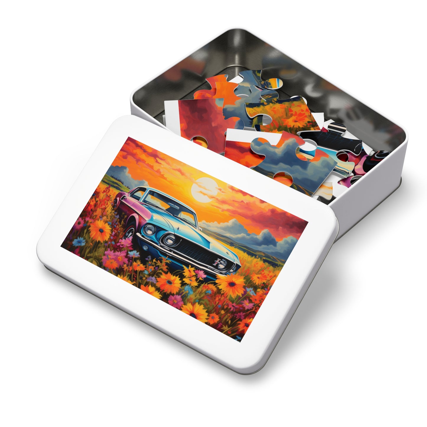 Puzzle, Car, Personalised/Non-Personalised (30, 110, 252, 500,1000-Piece) awd-627