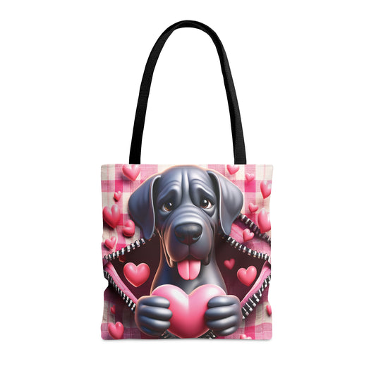 Tote Bag, Cute Dog, Personalised/Non-Personalised Tote bag